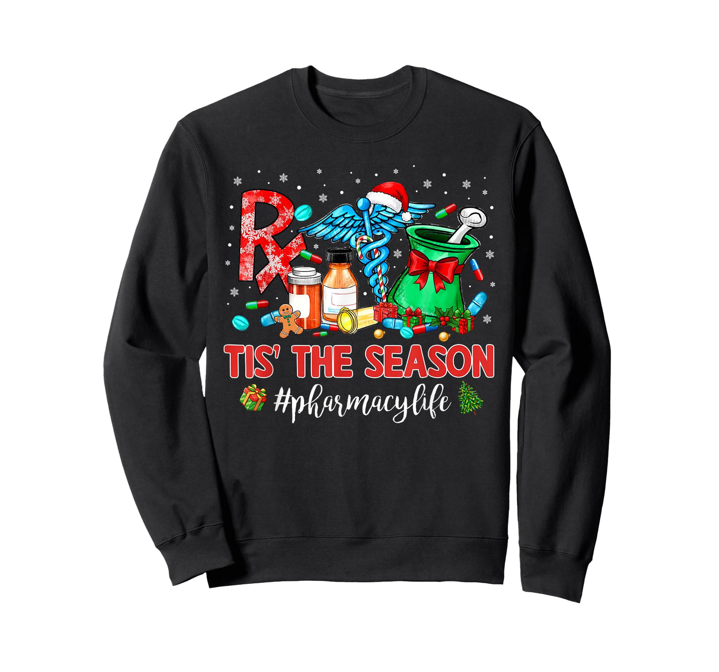 Tis The Season Christmas CPhT Life Pharmacy Technician T-Shirt