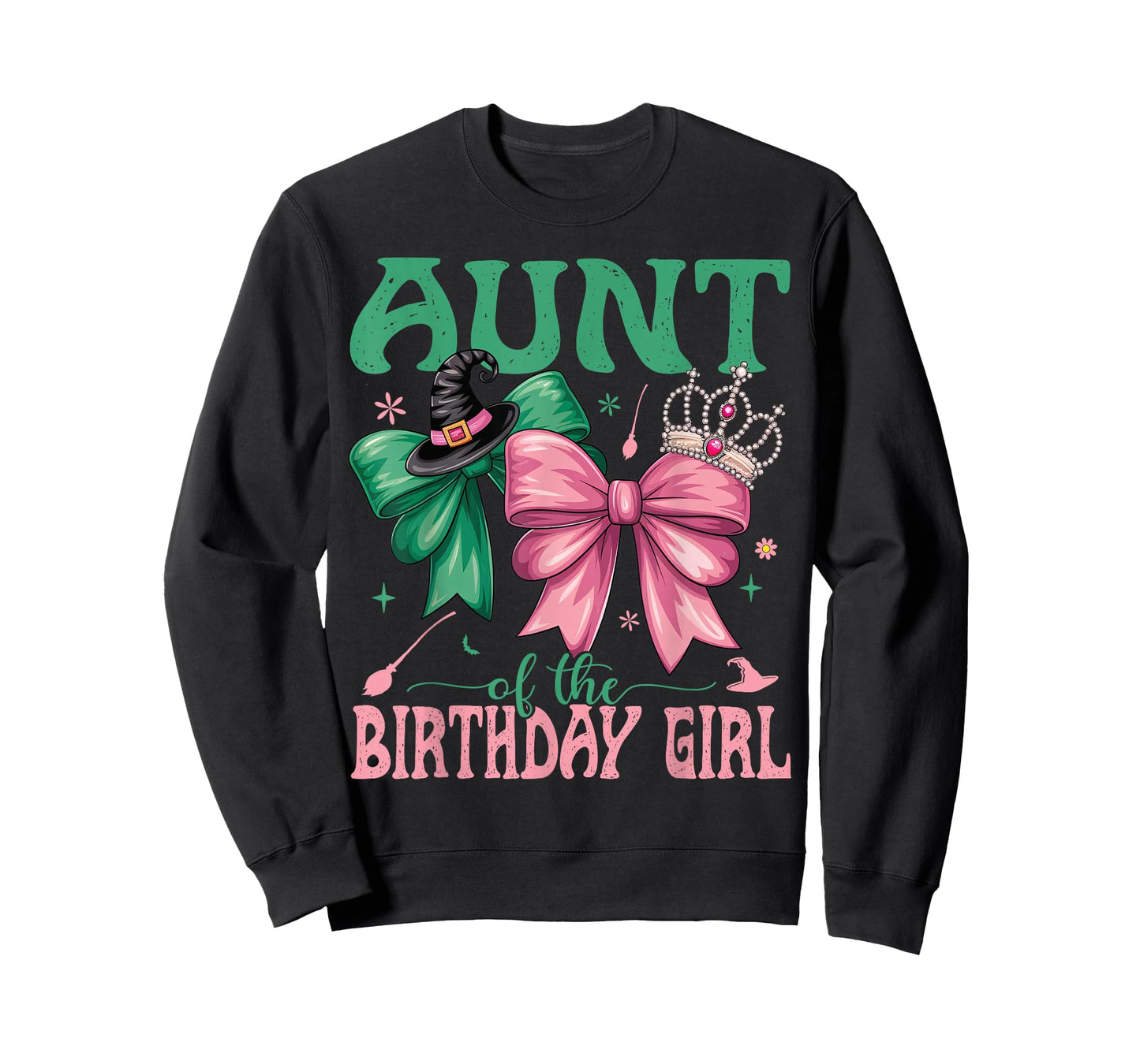 Aunt of The Birthday Girl Matching Witch Family Bday Part T-Shirt