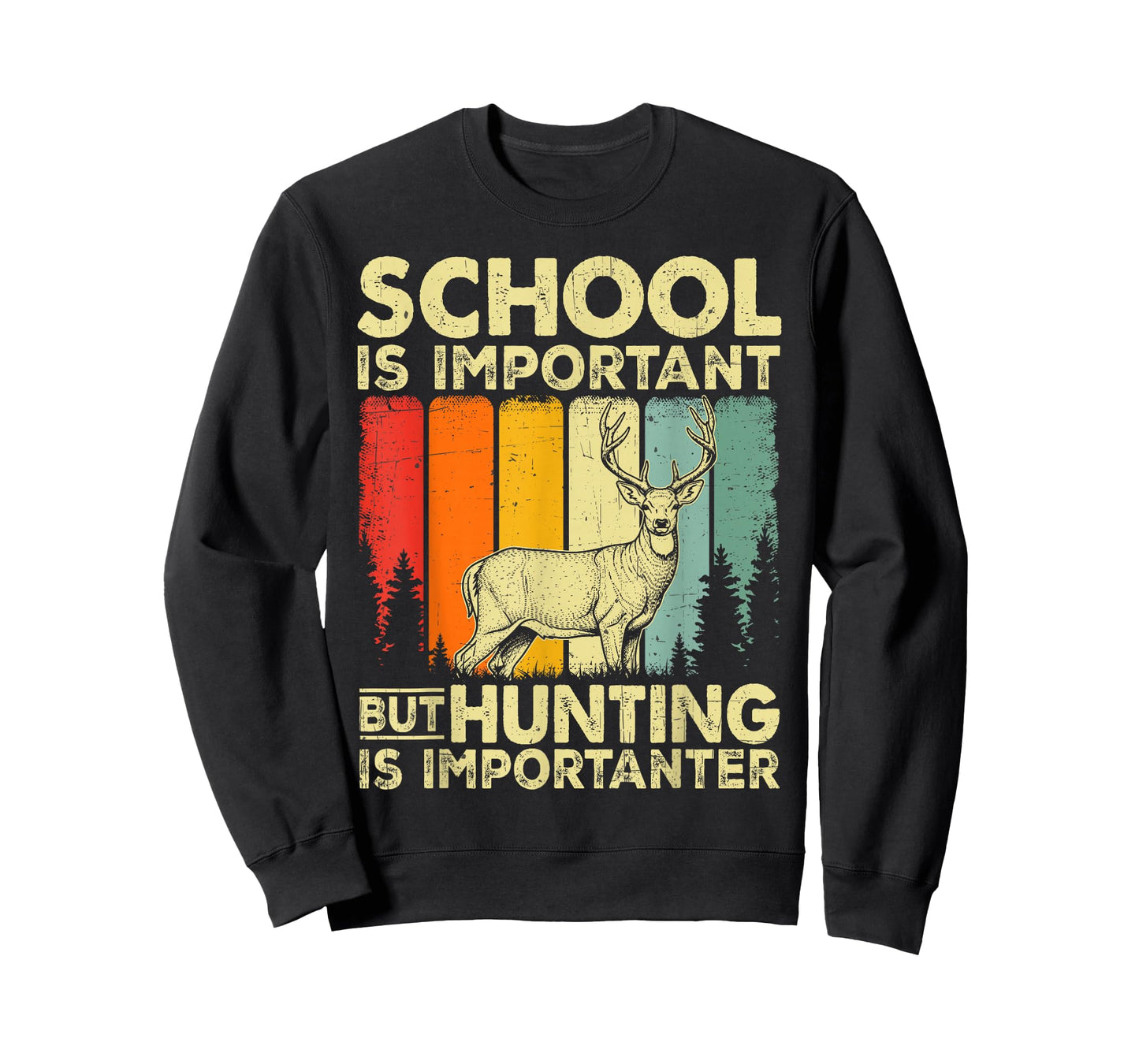 Funny Hunting Tee for Boys Men Deer Hunting Hunter Wildlife T-Shirt