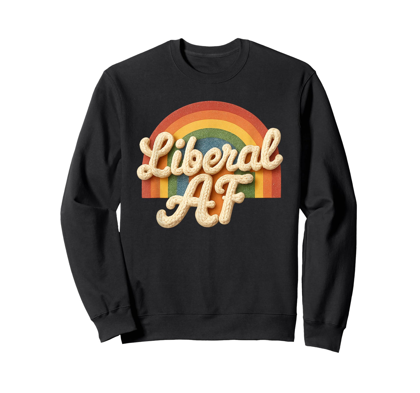 Liberal AF Democrat Rainbow Vintage T-Shirt