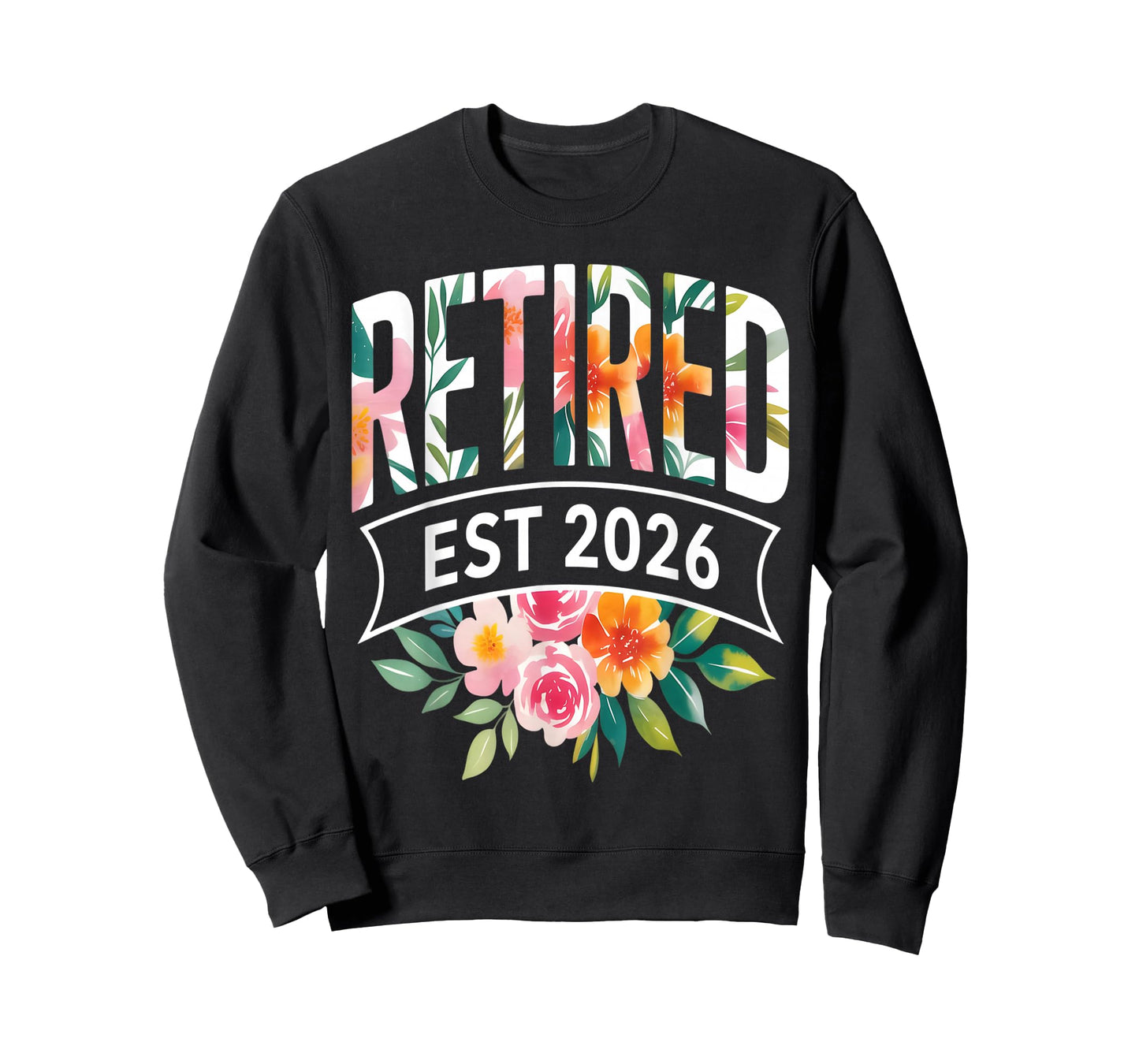 This Girl is Retired Est 2026 Women Retirement Floral Design T-Shirt