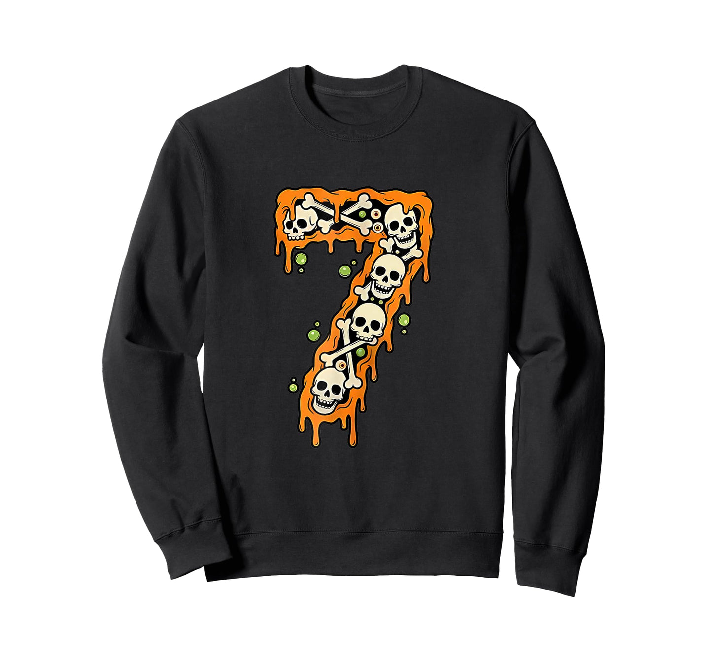 Number 7 Six Seven 6 7 Meme Funny Design Couples Halloween T-Shirt