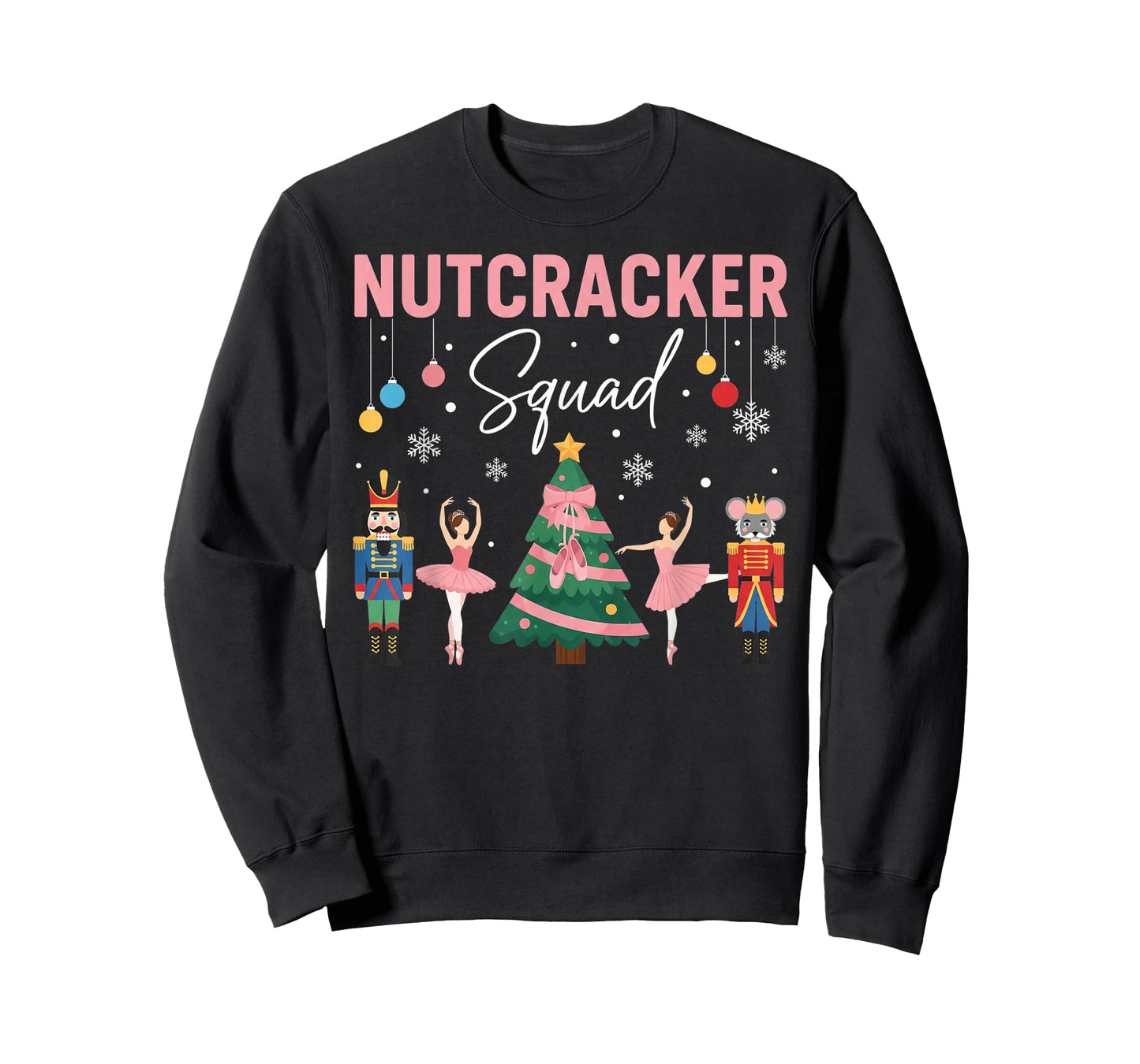 Christmas Nutcracker Squad Ballet Dance Women Kids Girls T-Shirt