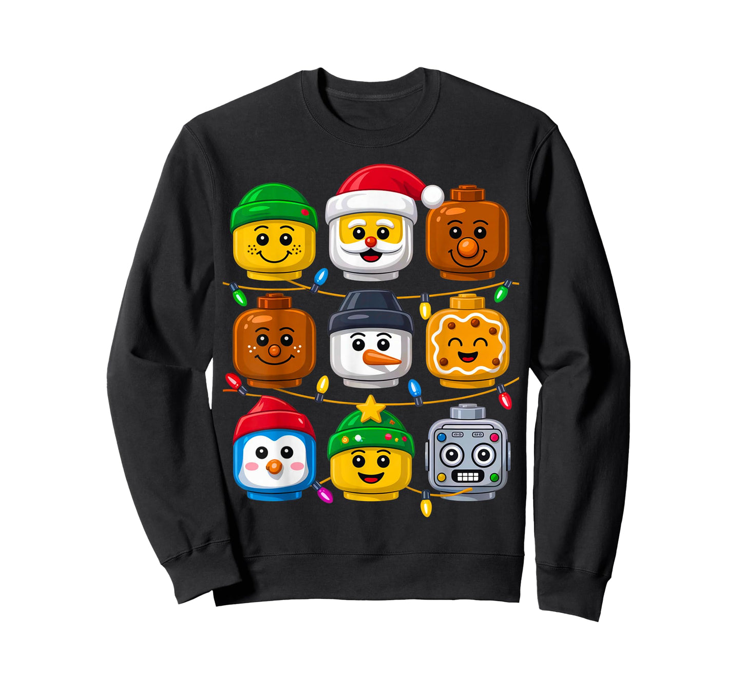 Christmas Building Crew Costume Master Builder Block Xmas T-Shirt