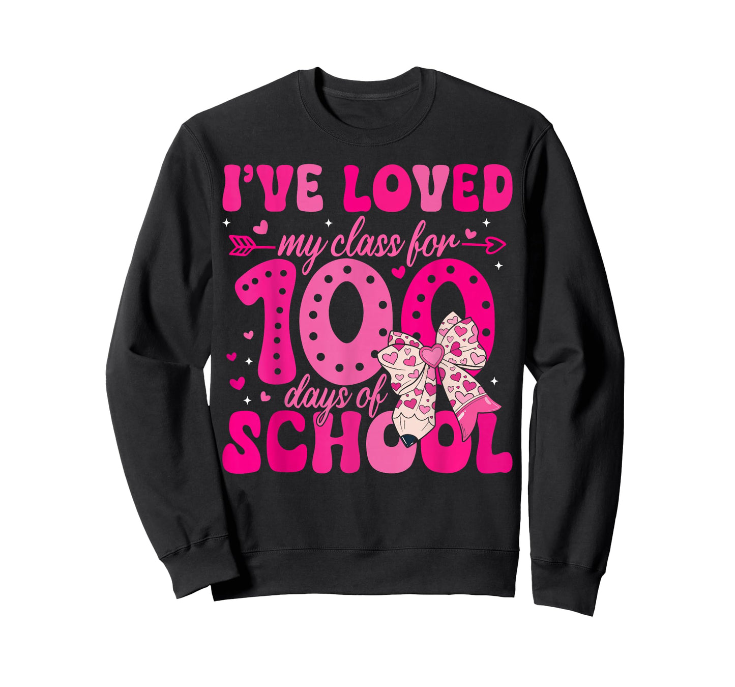 I've Loved My Class for 100 Days of School Valentines Day T-Shirt
