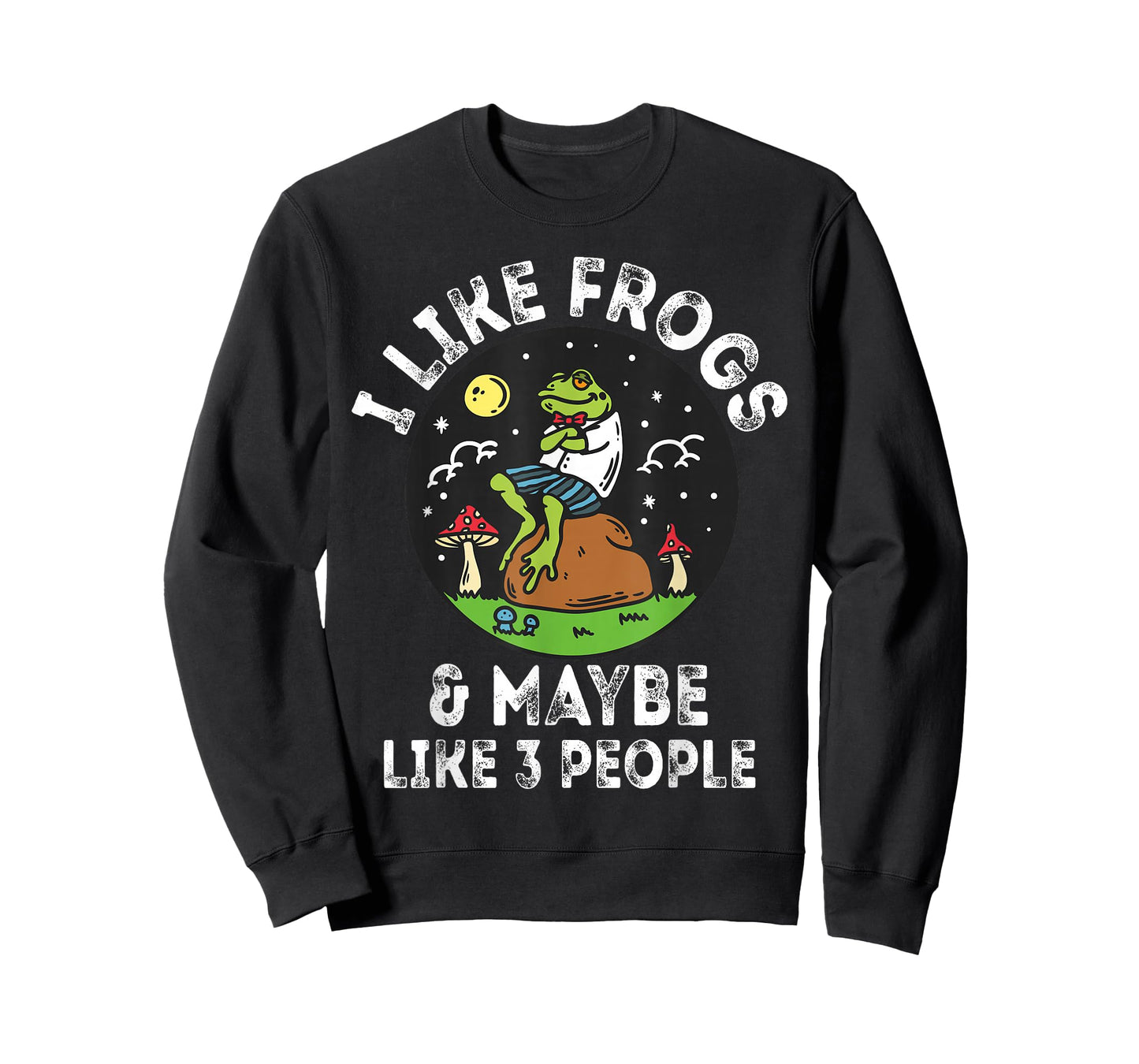 I Like Frogs and Maybe 3 People Frog Lover Retro Vintage Men T-Shirt