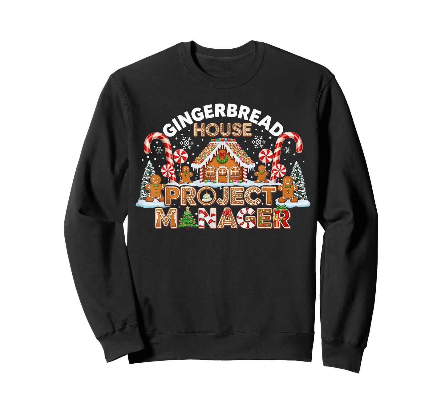 Gingerbread Man Costume, Gingerbread House Project Manager T-Shirt