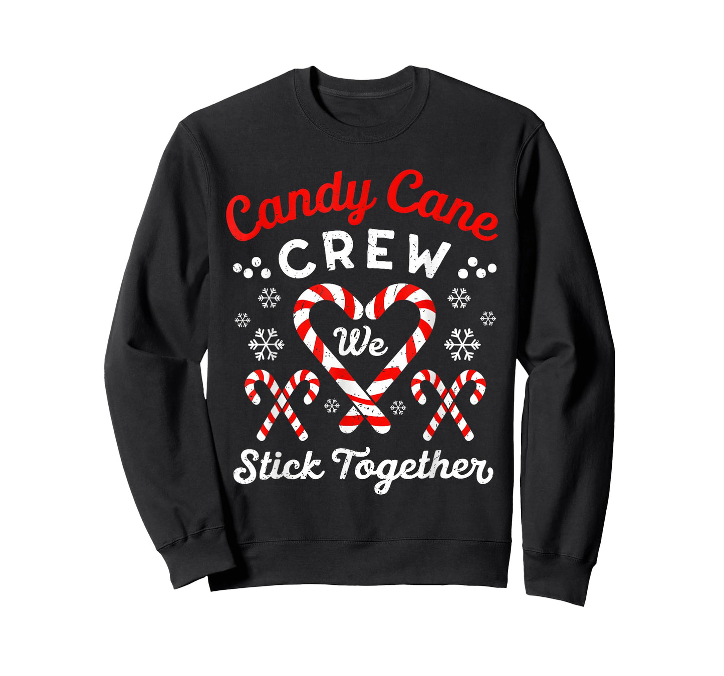 Christmas Candy Cane Heart Holiday Family Matching Pajama T-Shirt