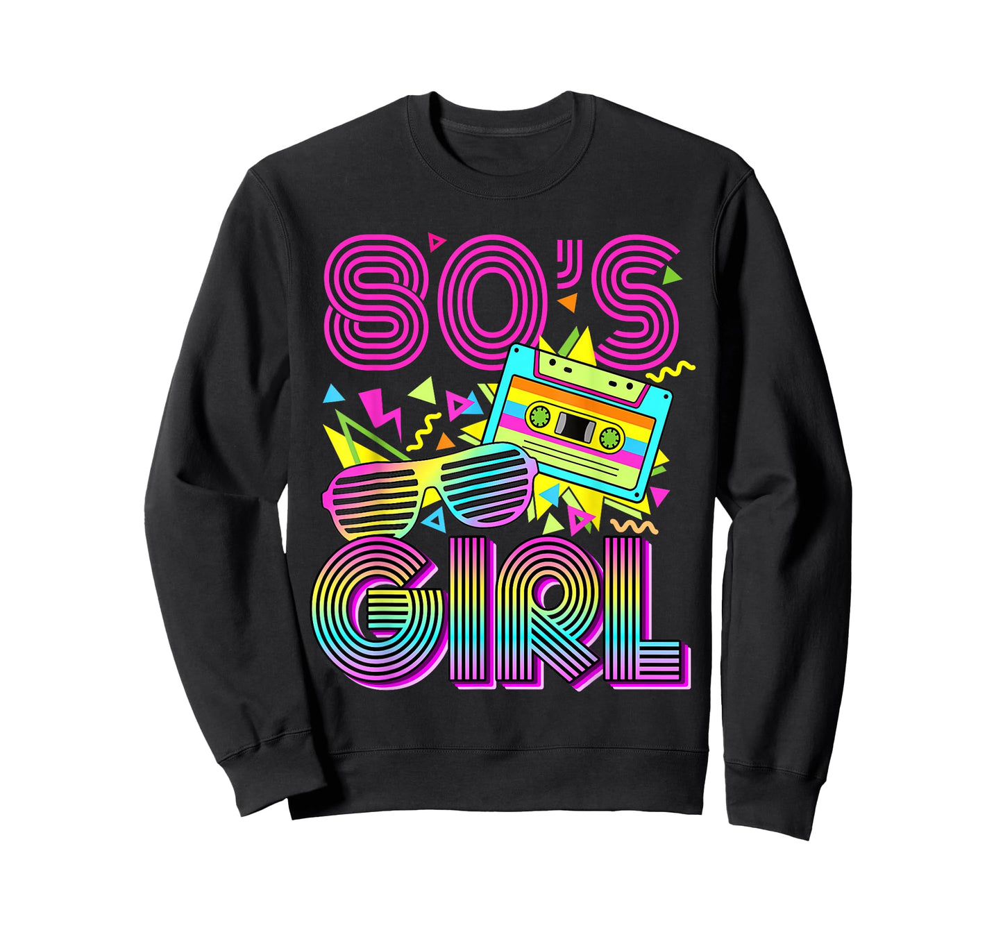 Vintage 80s Girl Birthday Retro 80s Outfit for Kids Girls T-Shirt