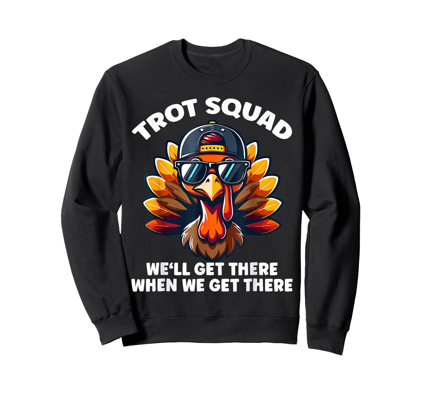Turkey Trot Squad Funny Thanksgiving Running Costume T-Shirt