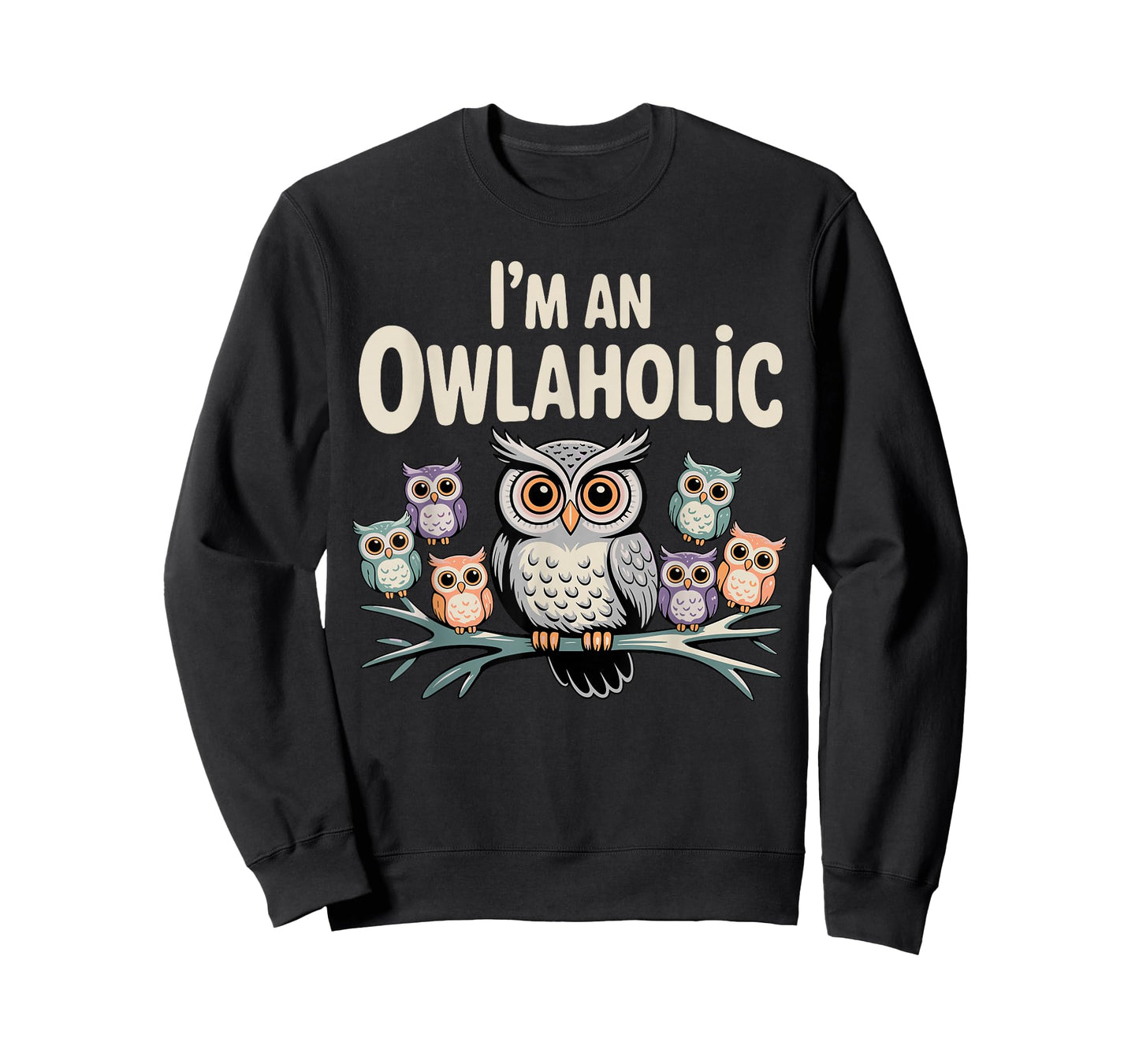 Funny Owl Design for Men Women Boys Girls Toddlers Owl Lover T-Shirt
