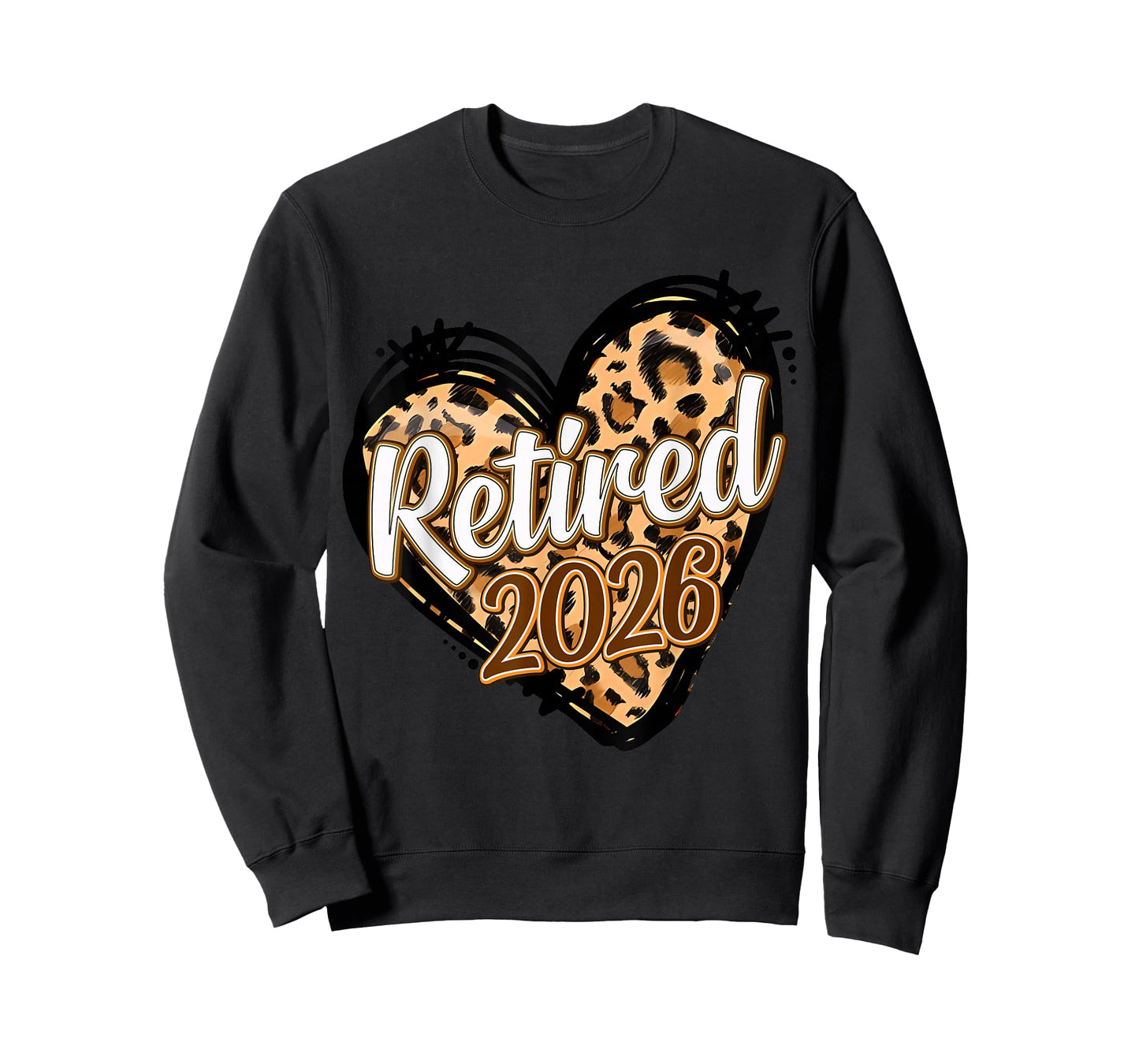 Retired Est 2026 Leopard Women Retirement Teacher Retire T-Shirt