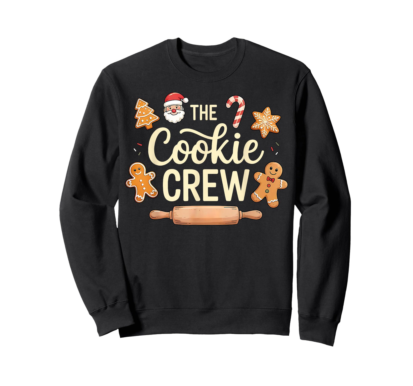 The Cookie Crew Christmas Baking Cookie Lover T-Shirt