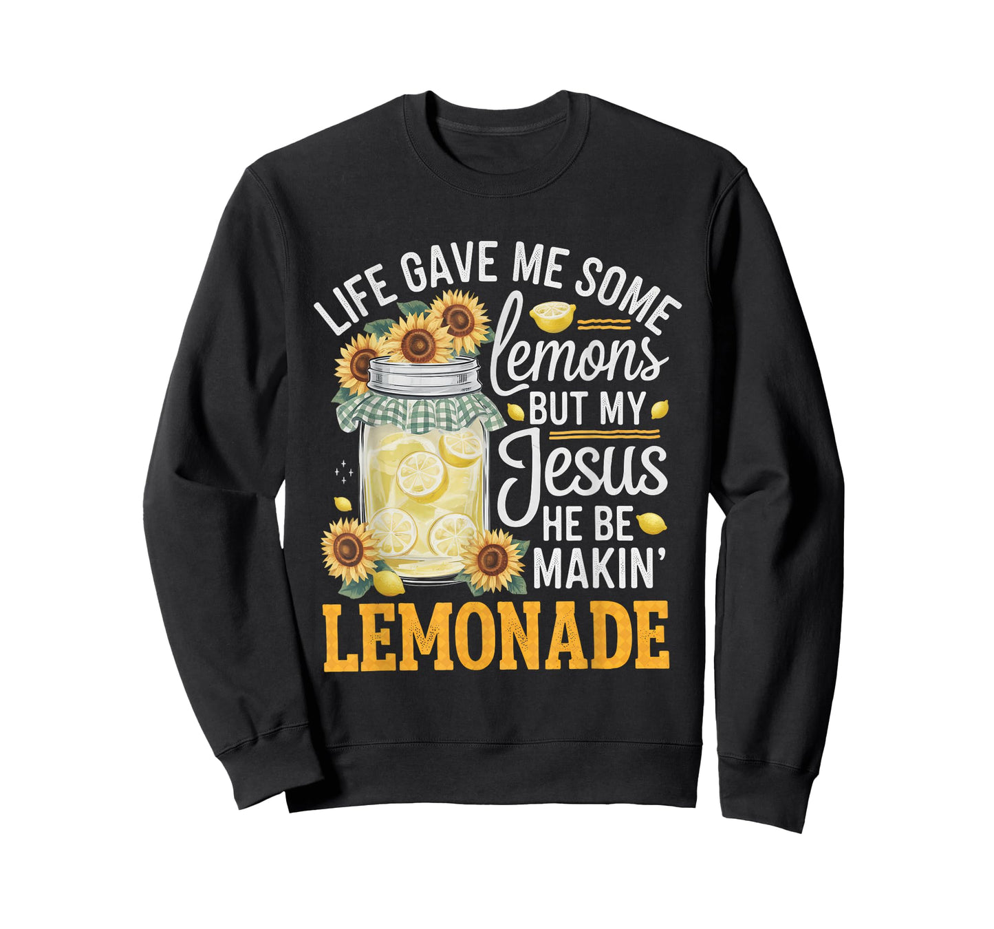 Life Gave Me Some Lemons Tshirt Jesus Christian Cross Bible T-Shirt