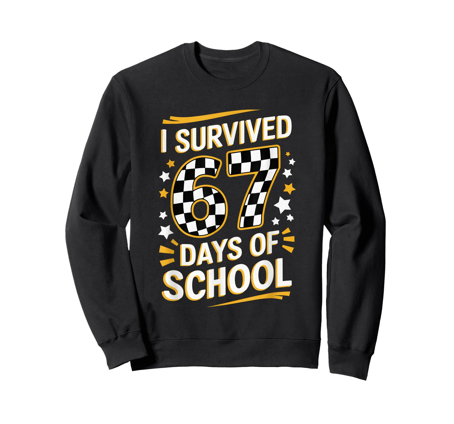 I Survived 67 Days of School Funny 67 Days Kids Teacher T-Shirt
