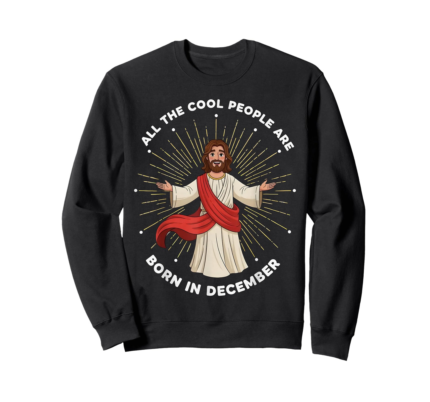Christian Christmas All Cool People are Born in December T-Shirt