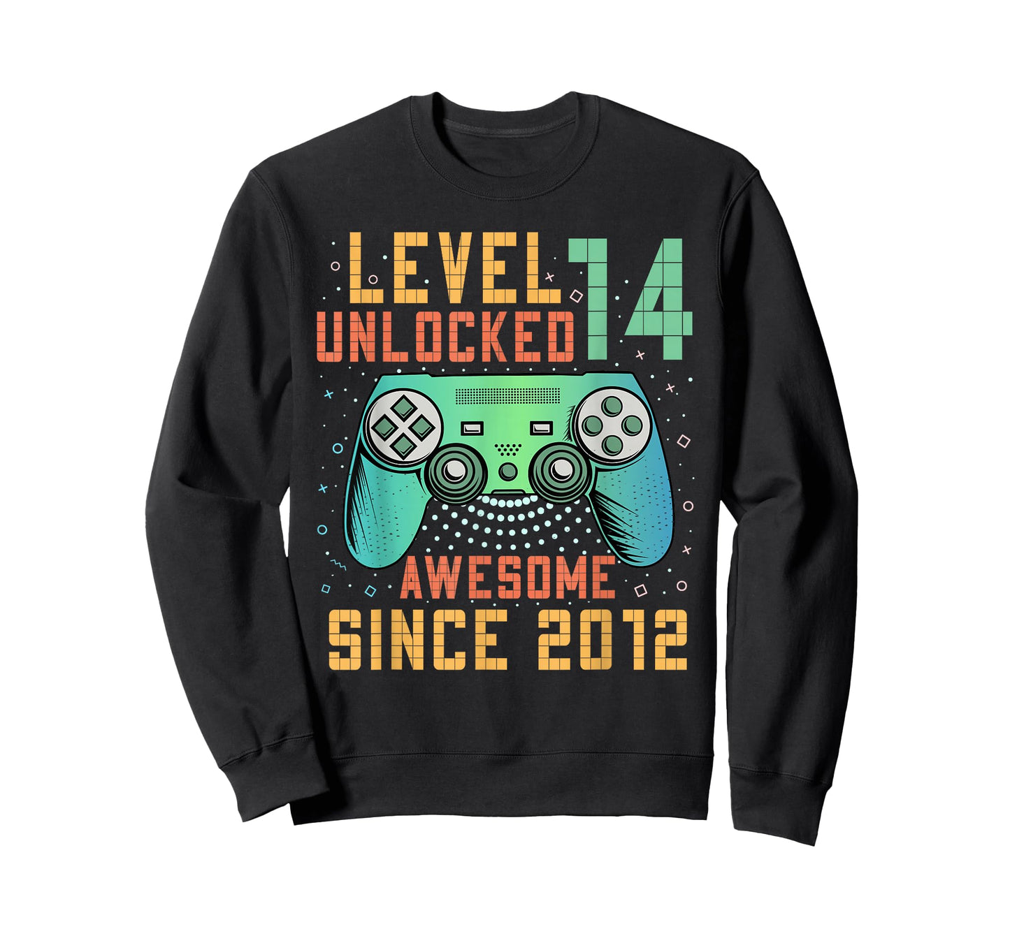 Level 14 Unlocked Awesome Since 2012 14th Birthday Boy T-Shirt
