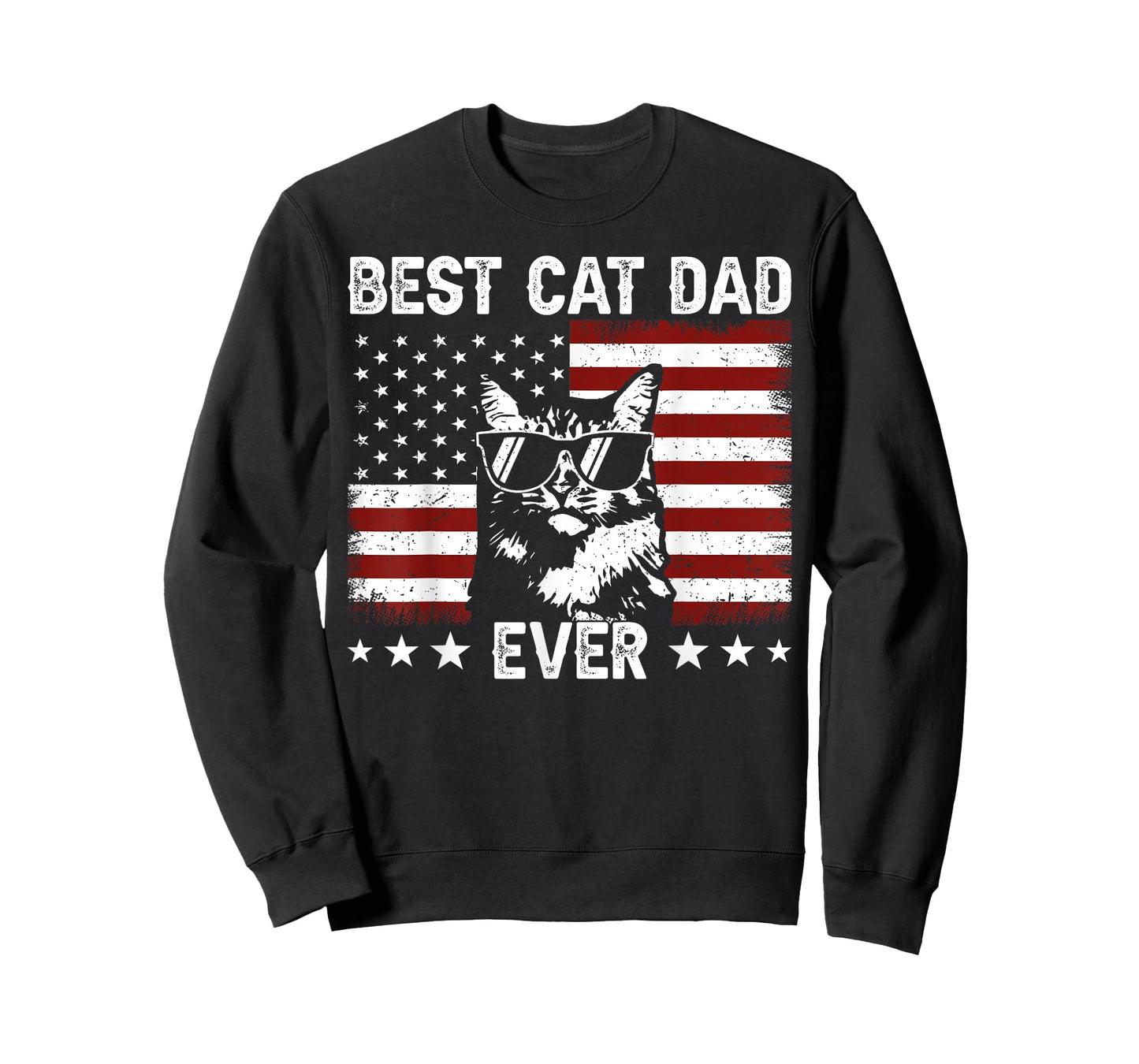 Best Cat Dad Ever Funny Cat Dad Lover Father's Day Cat Daddy T-Shirt