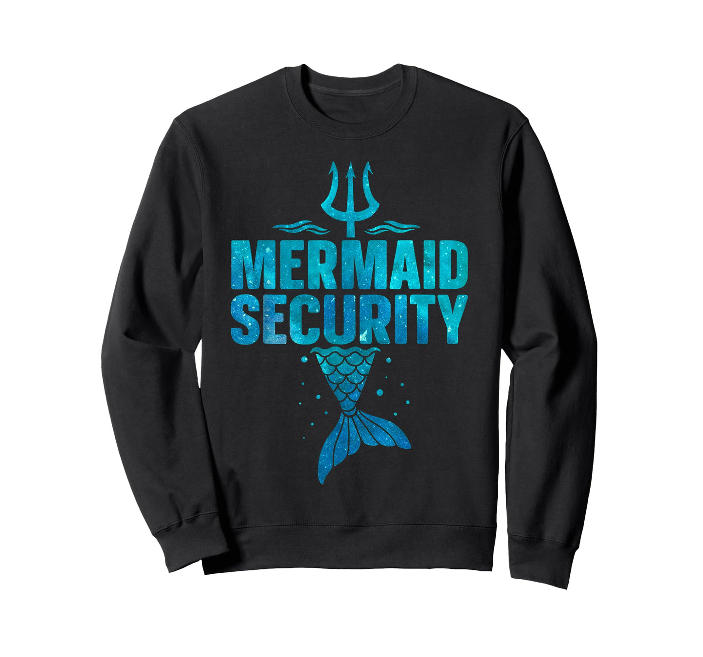 Mermaid Security for Boys Dad Mermaid Family Mermaid Squad T-Shirt