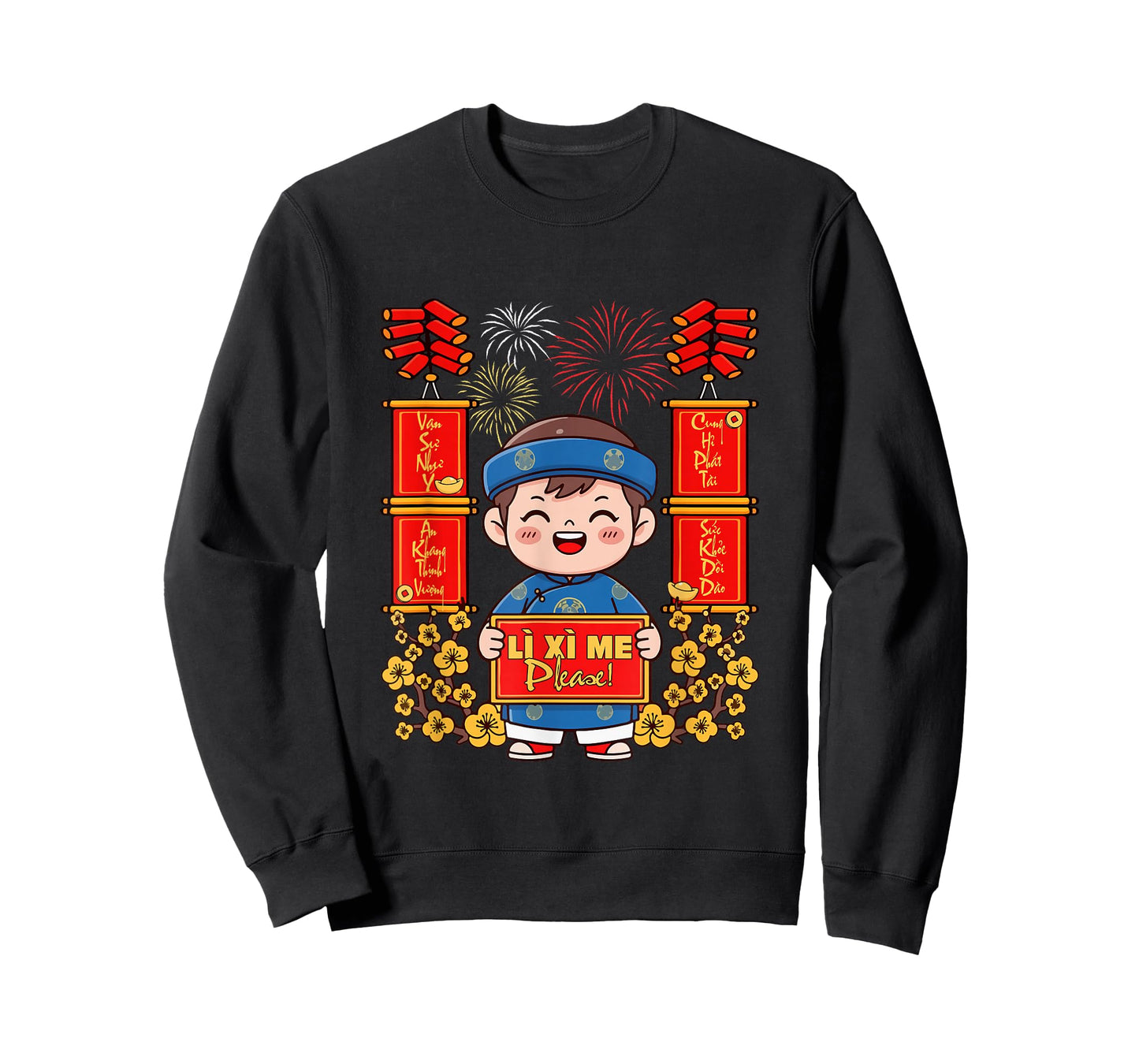 Li Xi Me NHU Y an Khang Vietnamese Lunar New Year Kid Boy T-Shirt