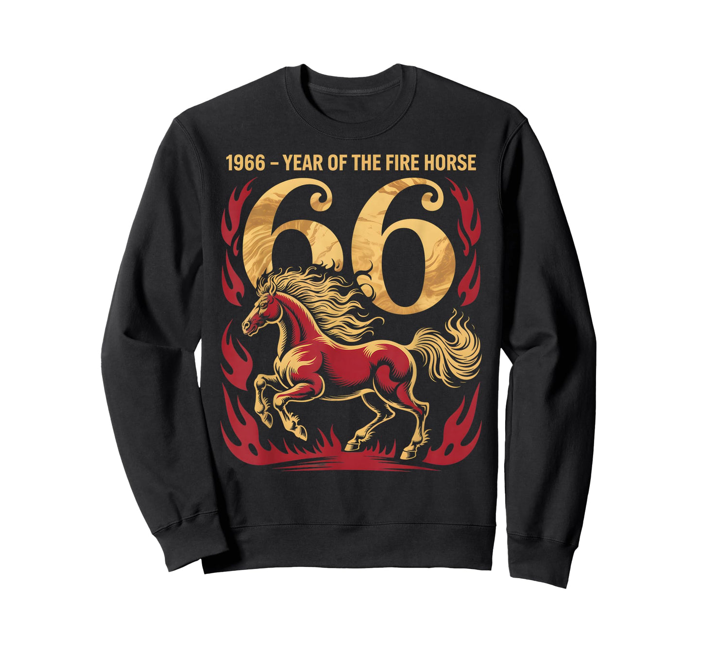 1966 Fire Horse 60th Birthday in 2026 Horse Rider T-Shirt