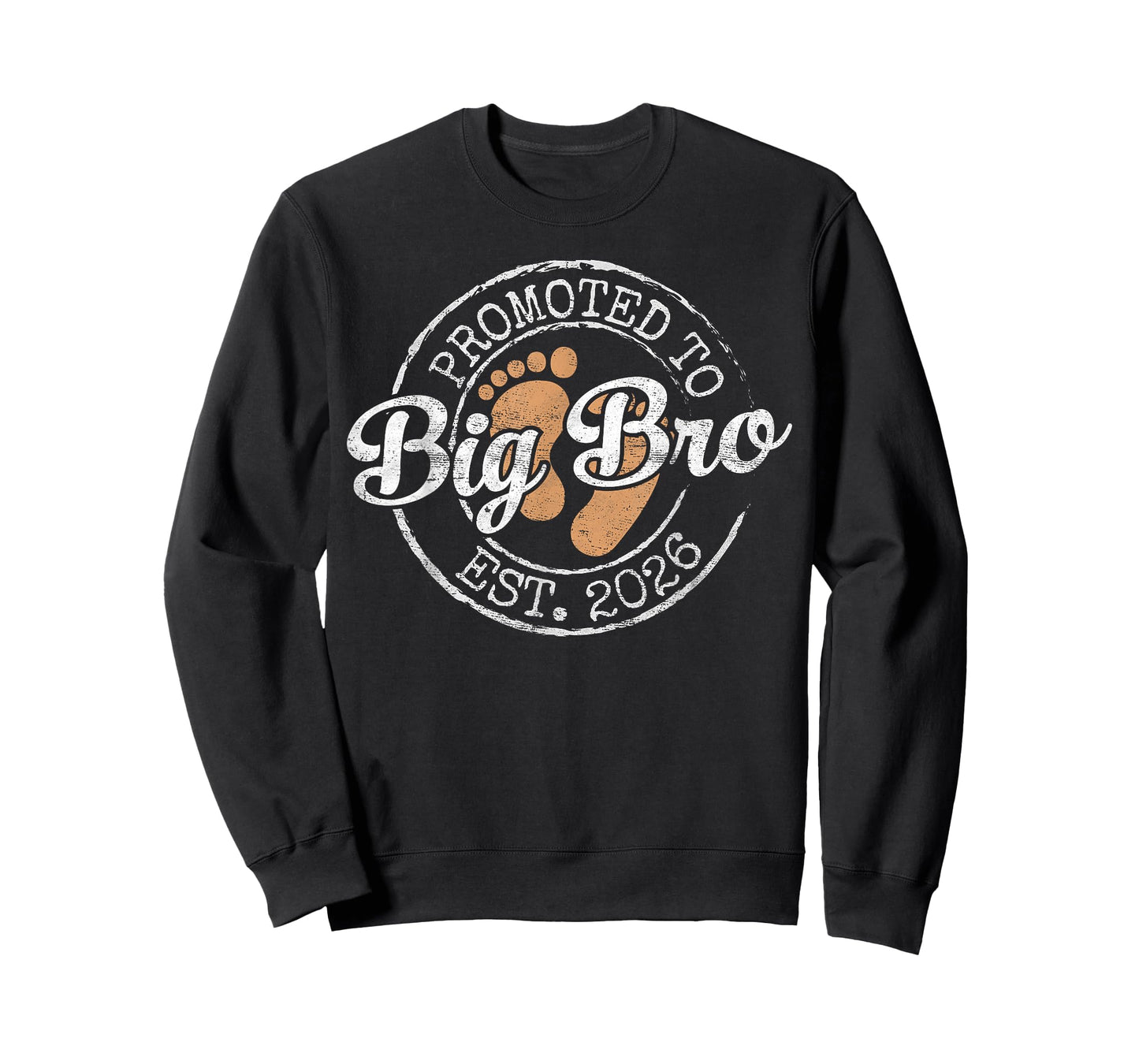 Promoted to Big Bro Est 2026 Stamp First Time Brother to Be T-Shirt