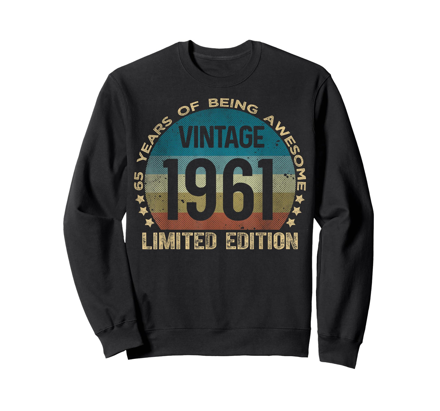 65 Year Old Gifts Vintage 1961 Limited Edition 65th Birthday T-Shirt