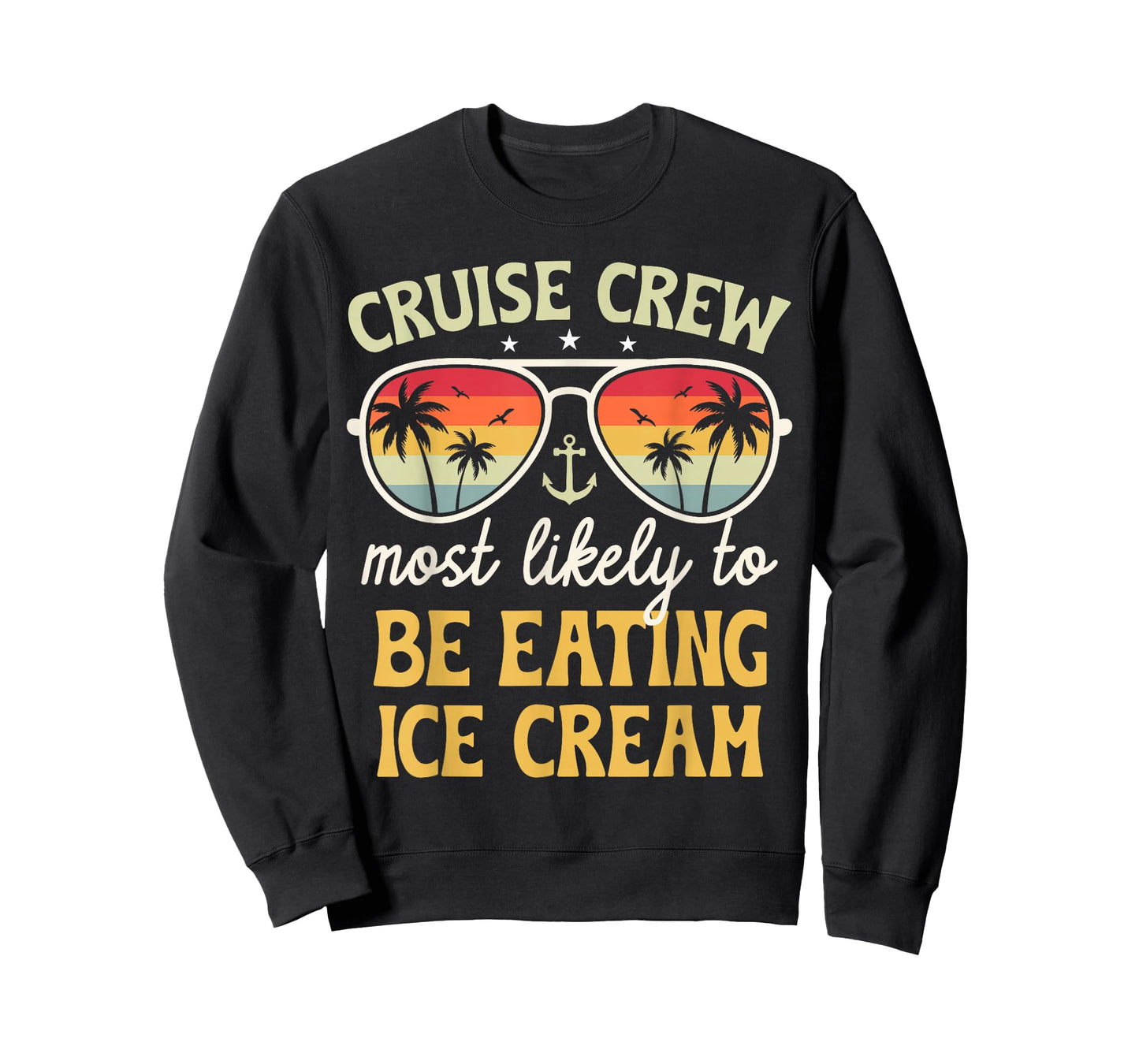 Most Likely to Eating Ice Cream Matching Family Cruise 2026 T-Shirt
