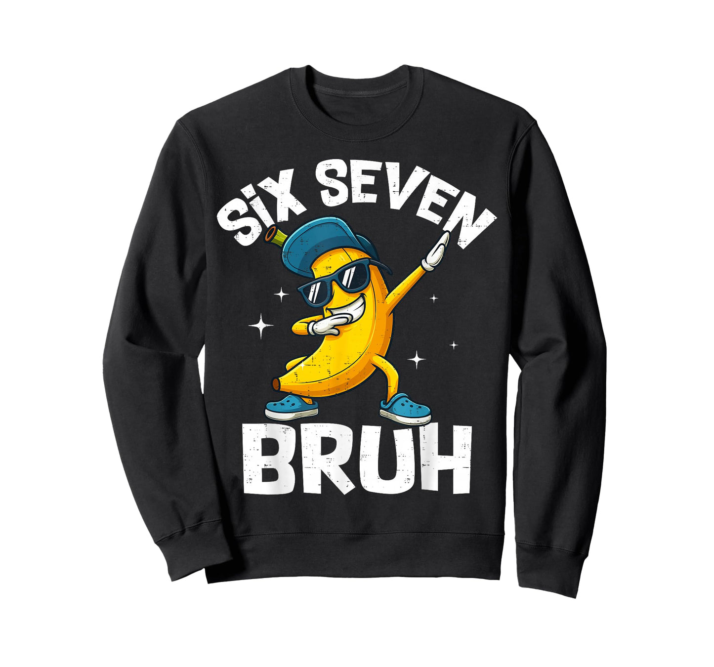 67 Bruh Dabbing Banana Six Seven Meme 6 7 Bananas Gen Alpha T-Shirt