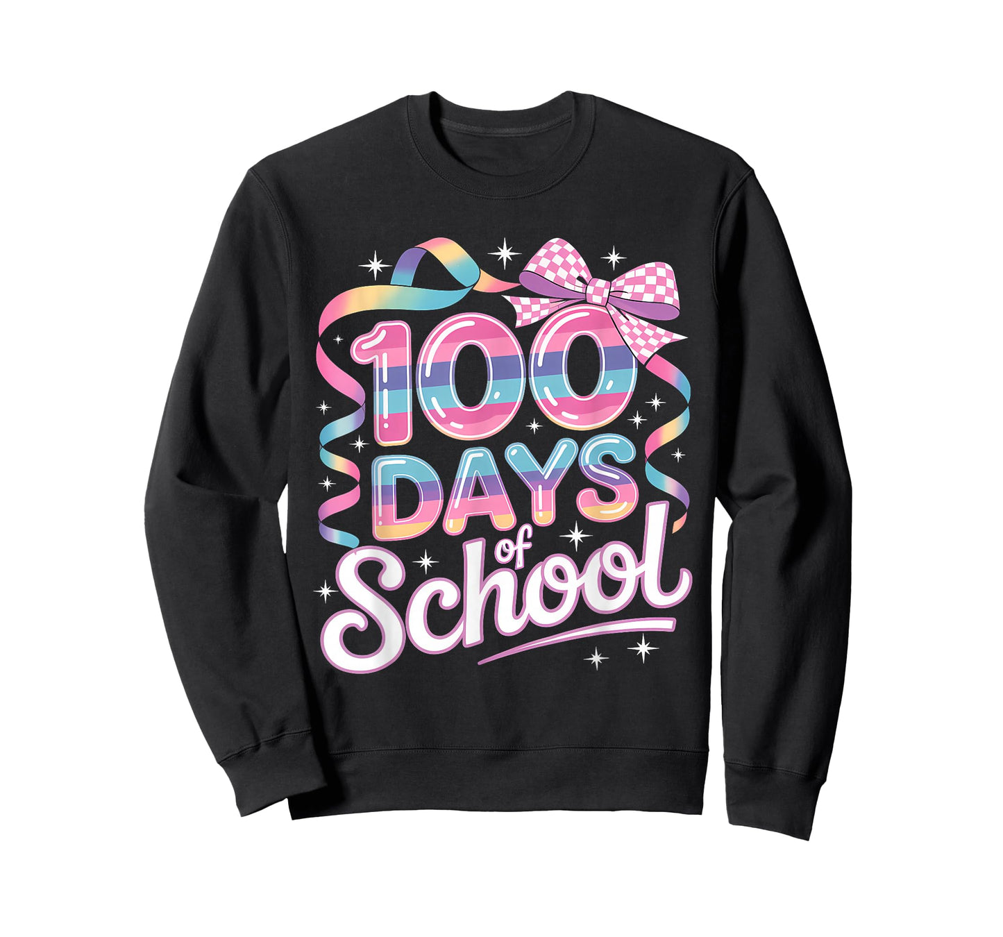 100th Day of School Coquette Bow 100 Days of School Teacher T-Shirt
