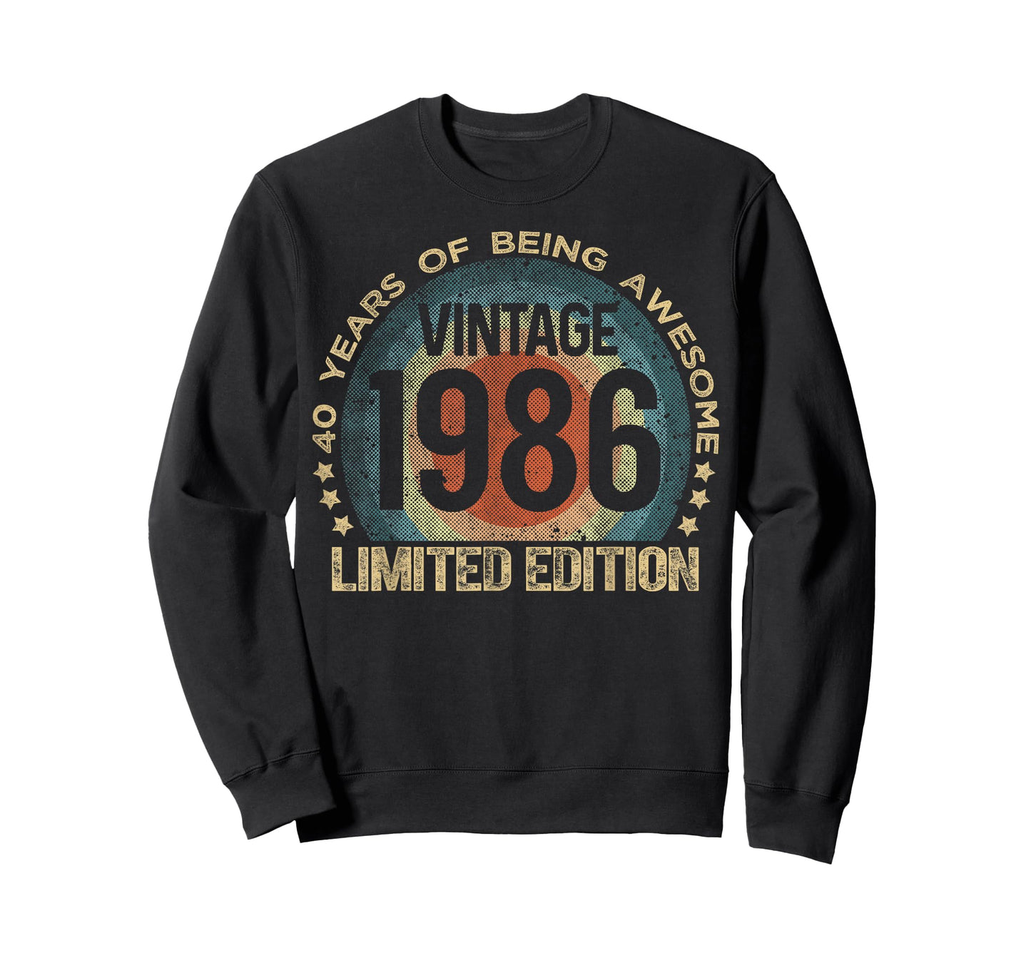 40 Year Old Gifts Vintage 1986 Limited Edition 40th Birthday T-Shirt