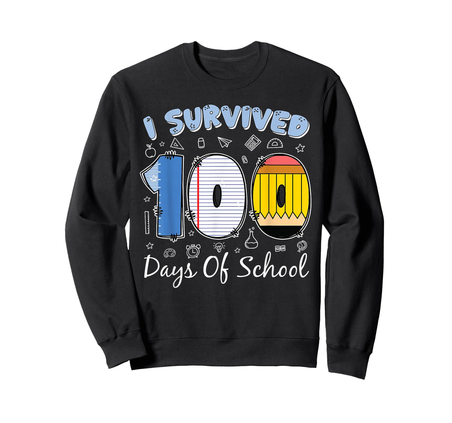 I Survived 100 Days of School Funny Meme Teacher Student T-Shirt