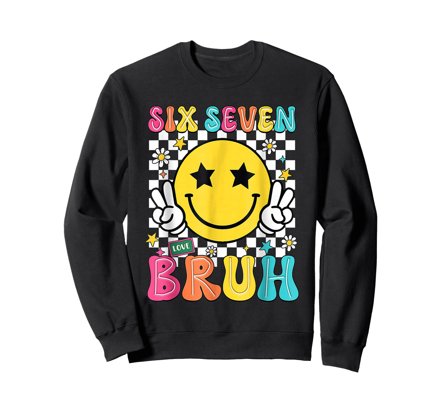 67 Meme Gen Alpha Slang 6 7 Six Seven Bruh Funny Boys Kids T-Shirt