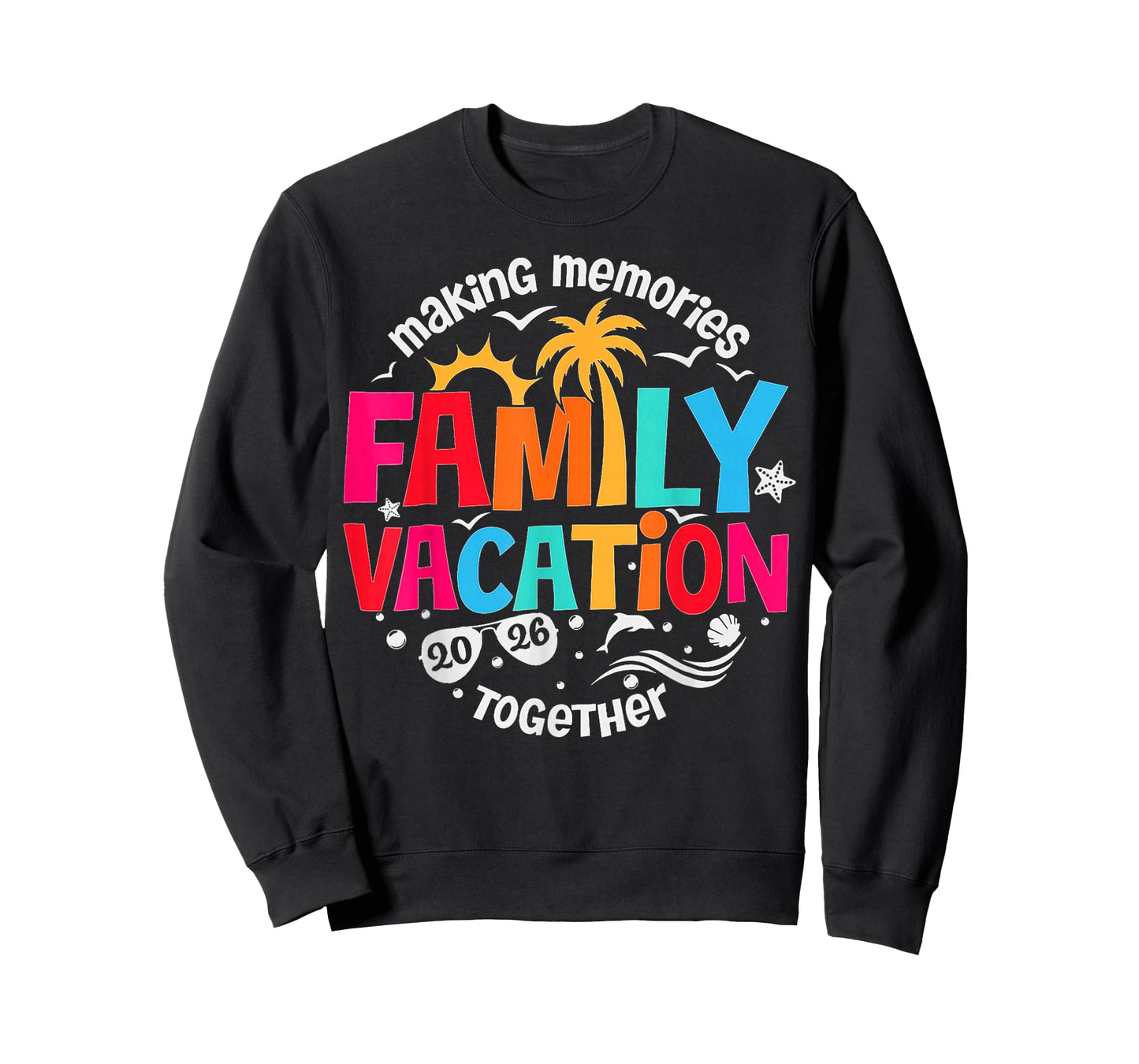Family Vacation 2026 Beach Matching Family Summer Vacation T-Shirt