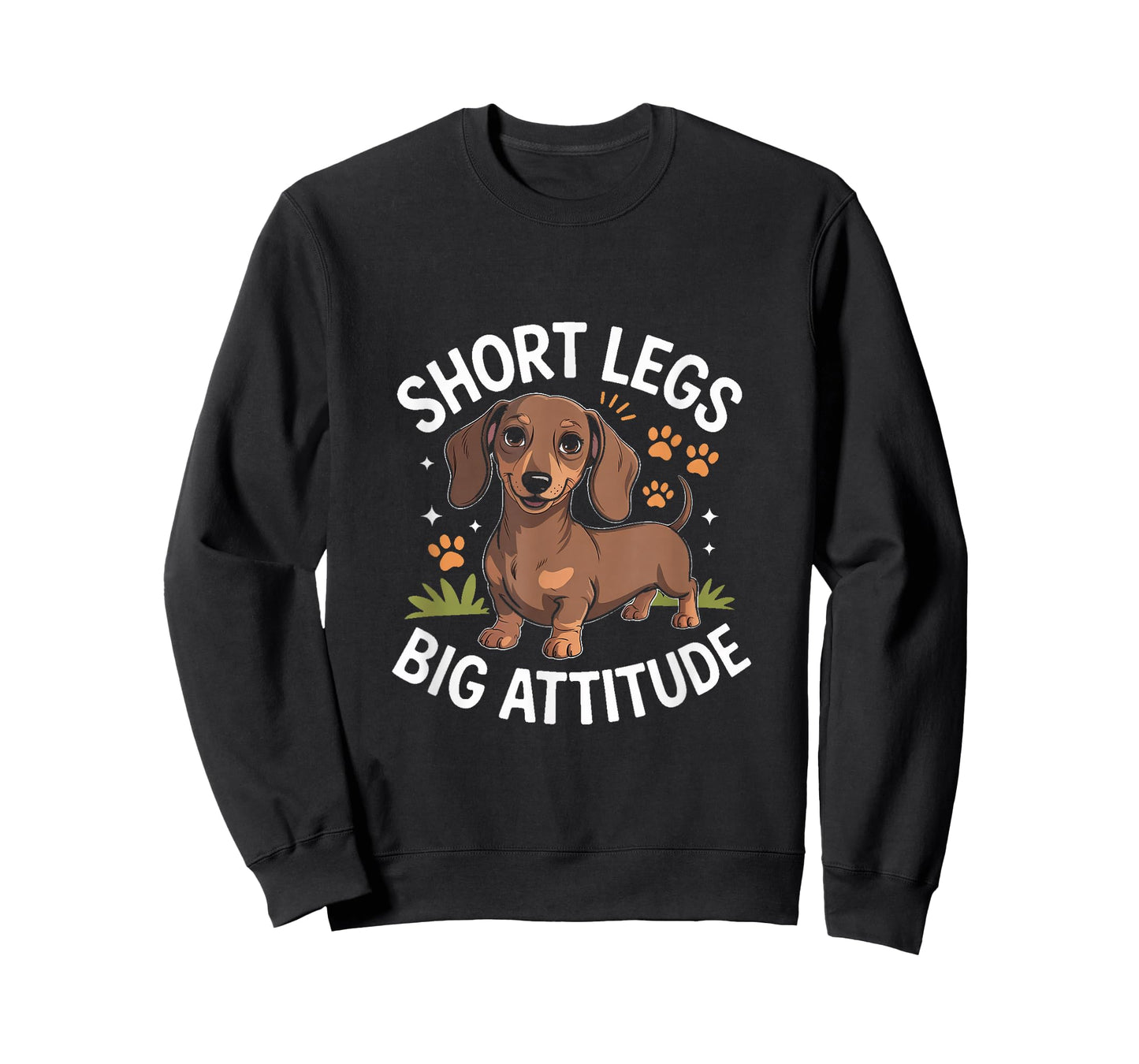 Short Legs Big Attitude Dachshund Funny Wiener Dog T-Shirt