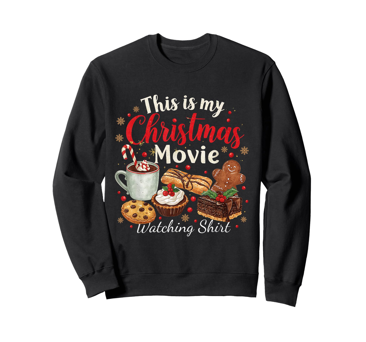 This is My Christmas Movie Watching Design T-Shirt