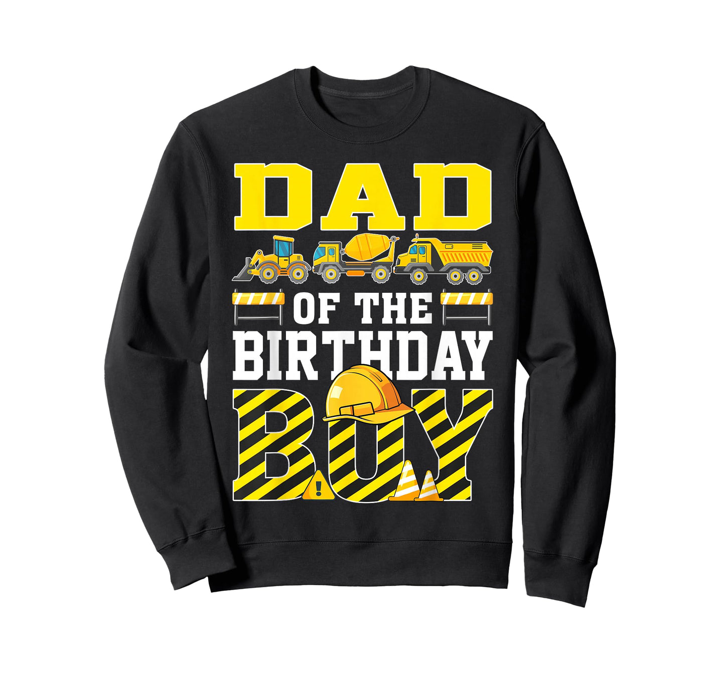 Dad of The Birthday Boy Construction Truck T-Shirt