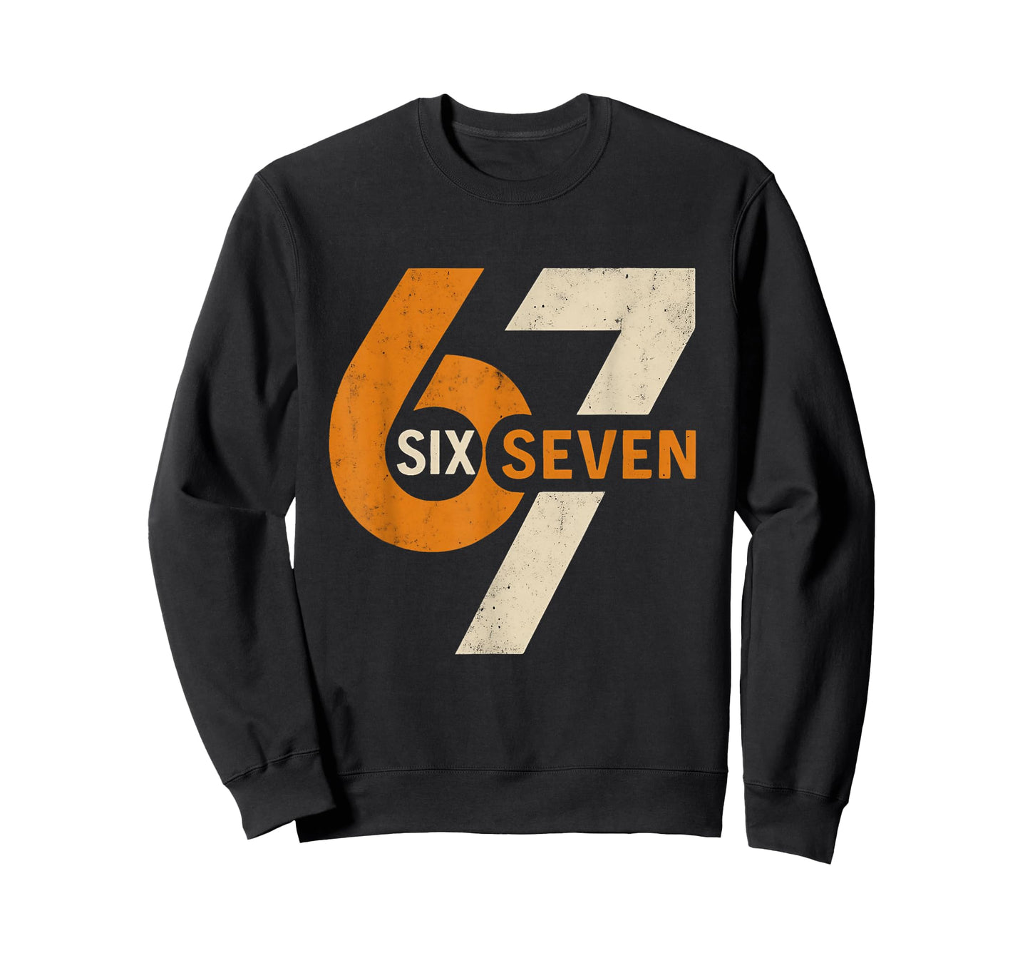 Vintage 67 Six Seven 6 7 Number Retro 67 Meme T-Shirt