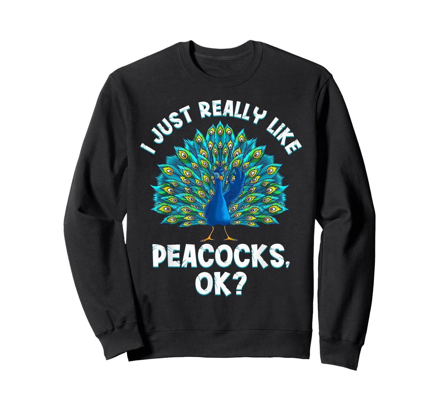 Cool Peacock Design for Men Women Kids Bird Peacock Lovers T-Shirt