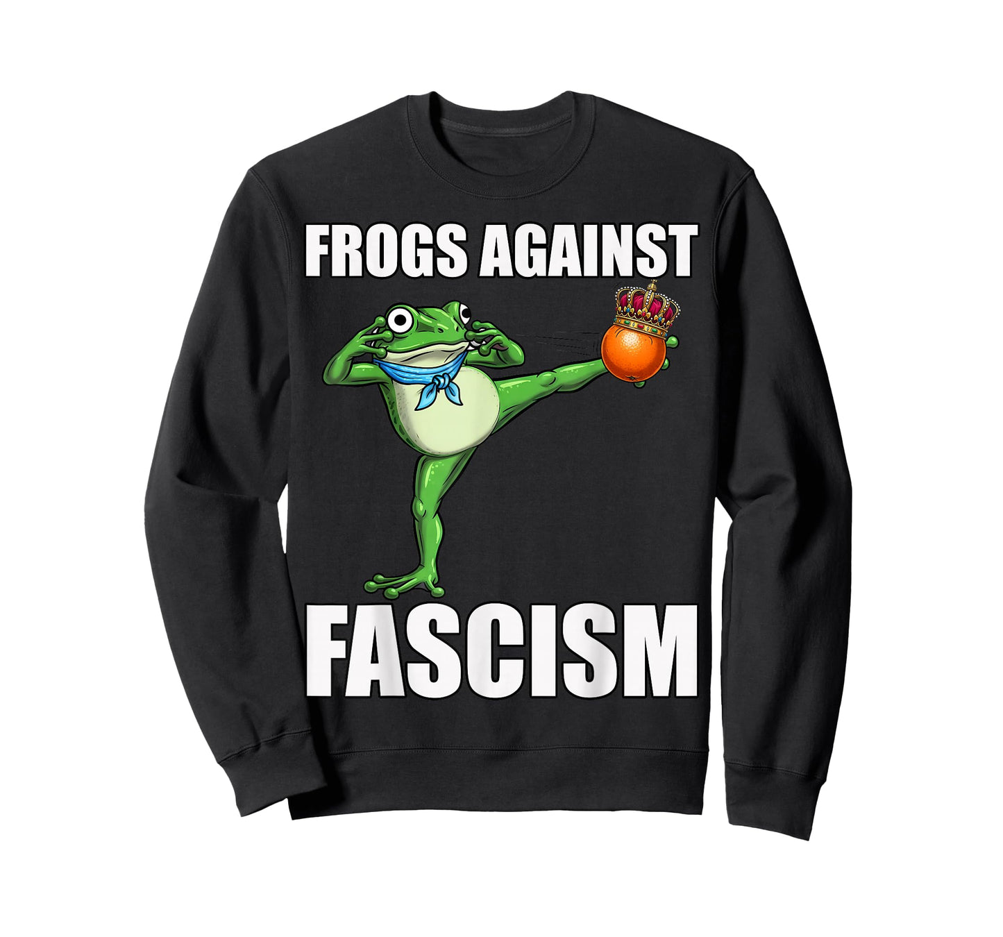 Frogs Against Fascism, No Kings in Portland Frog Protest T-Shirt