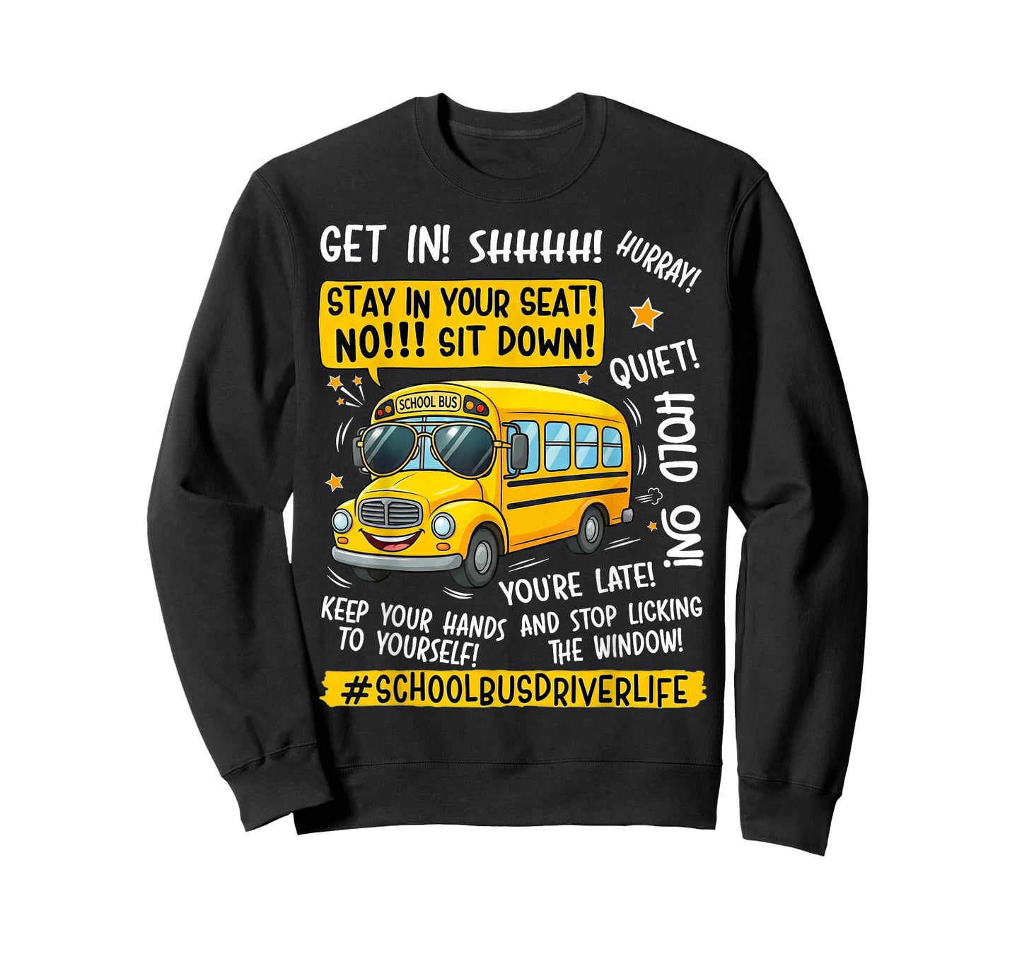 Funny School Bus Driver Life Last Day of School Teacher Kids T-Shirt