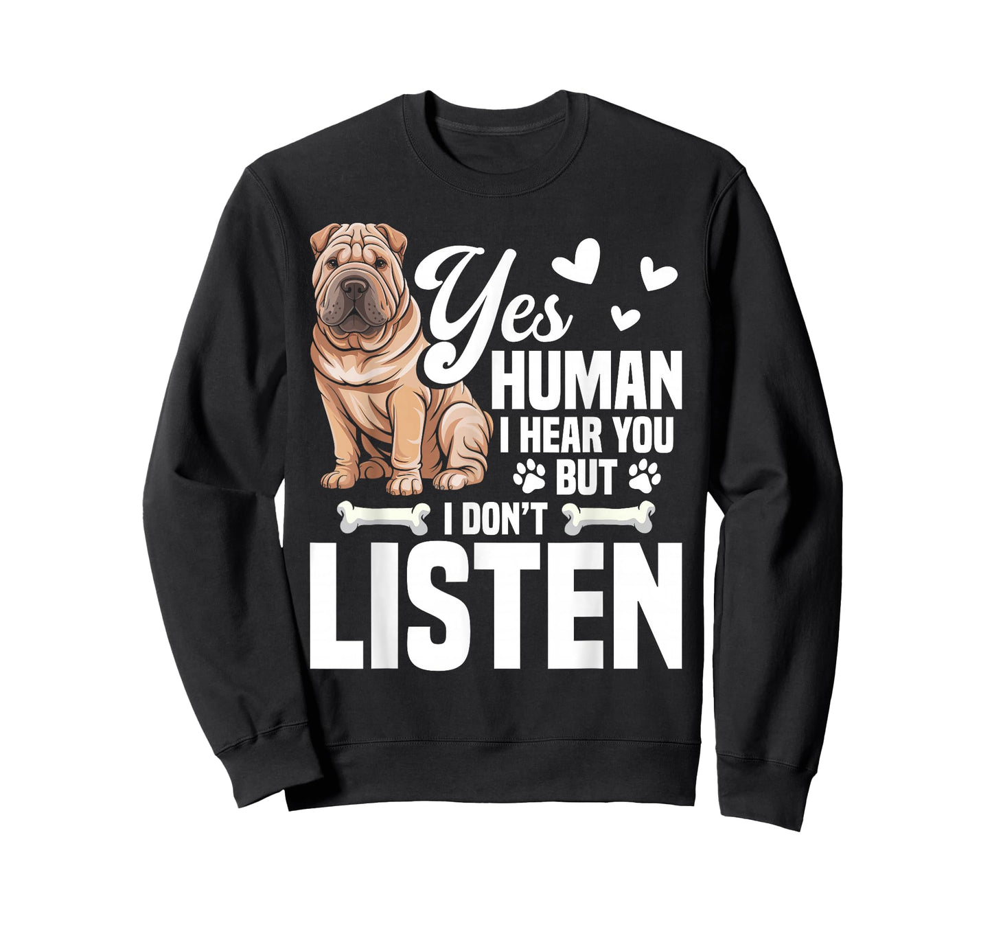 Chinese Shar Pei Lover Dog Owner Yes Human Chinese Shar Pei T-Shirt