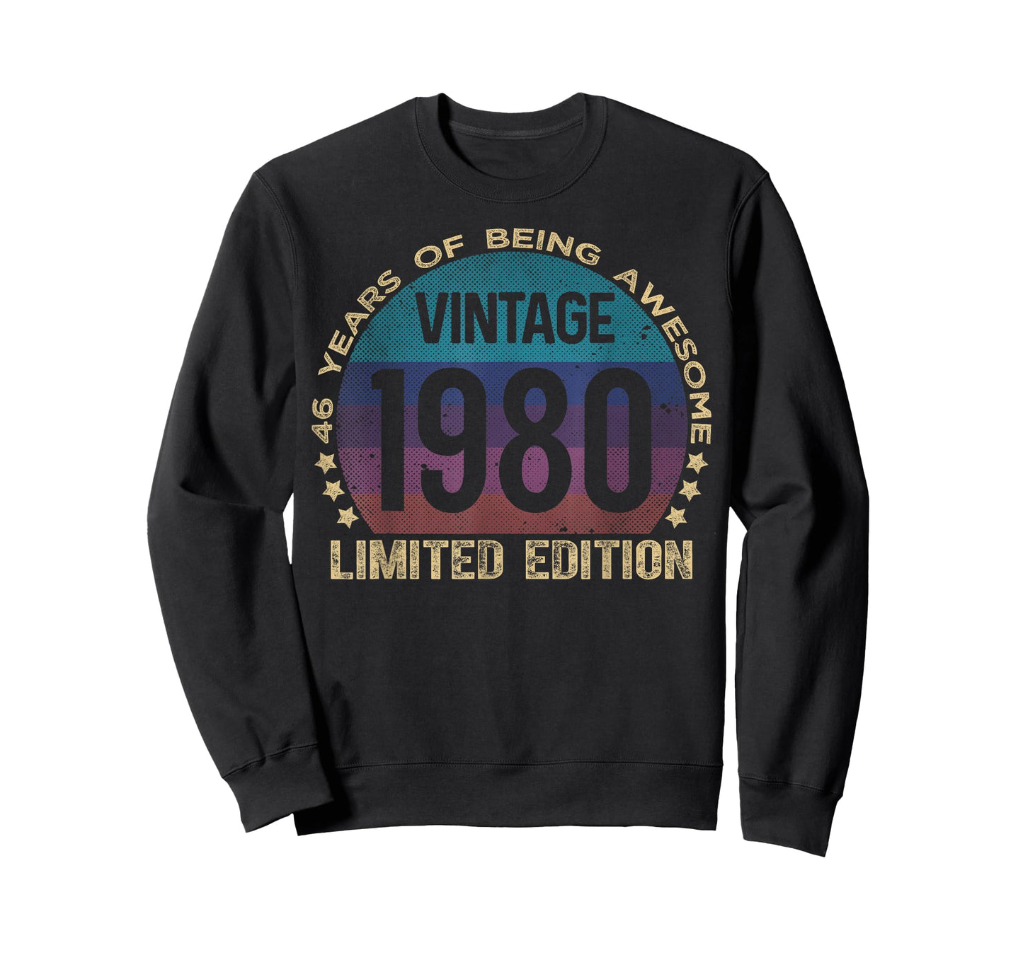 46 Year Old Gifts Vintage 1980 Limited Edition 46th Birthday T-Shirt