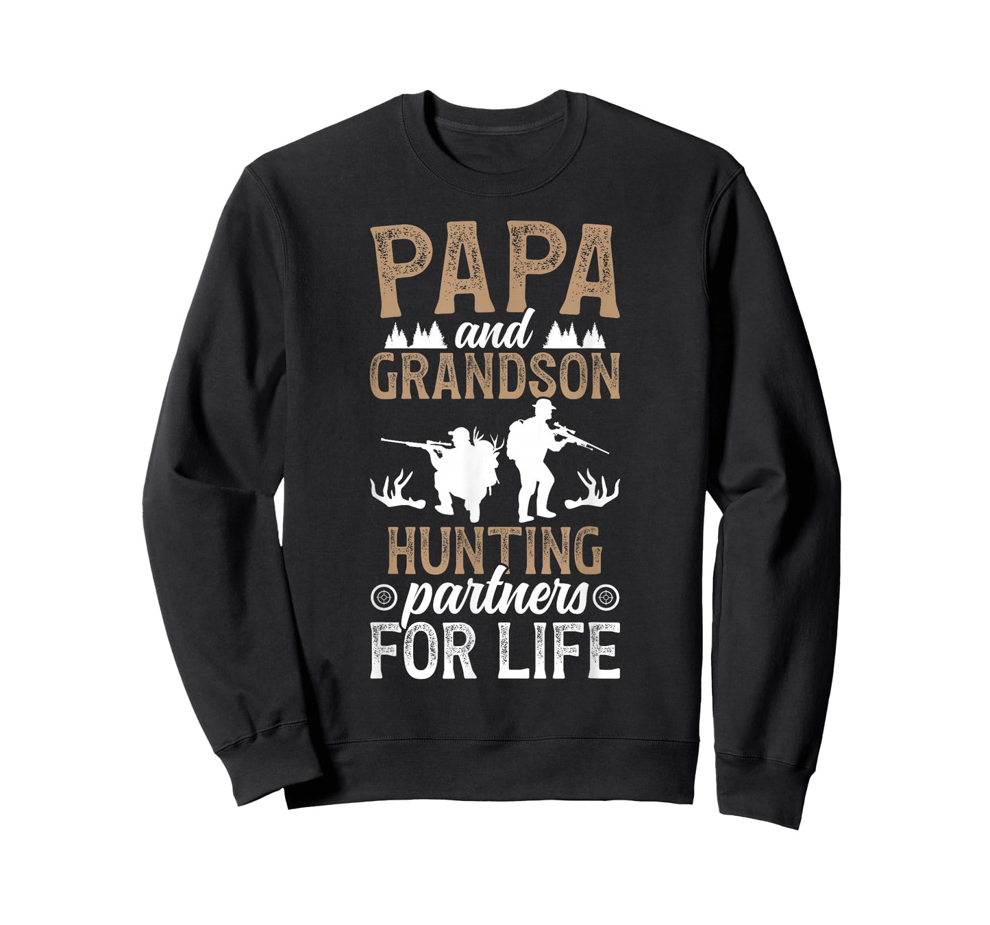 Grandpa Papa and Grandson Hunting Partners for Life T-Shirt