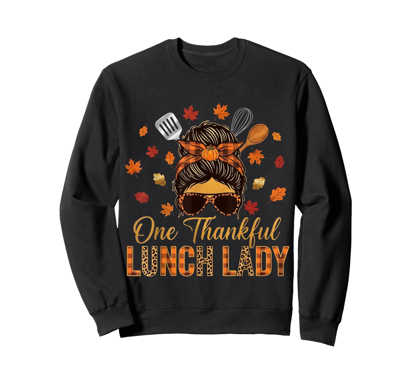 Cafeteria Turkey Food One Thankful Lunch Lady Thanksgiving T-Shirt