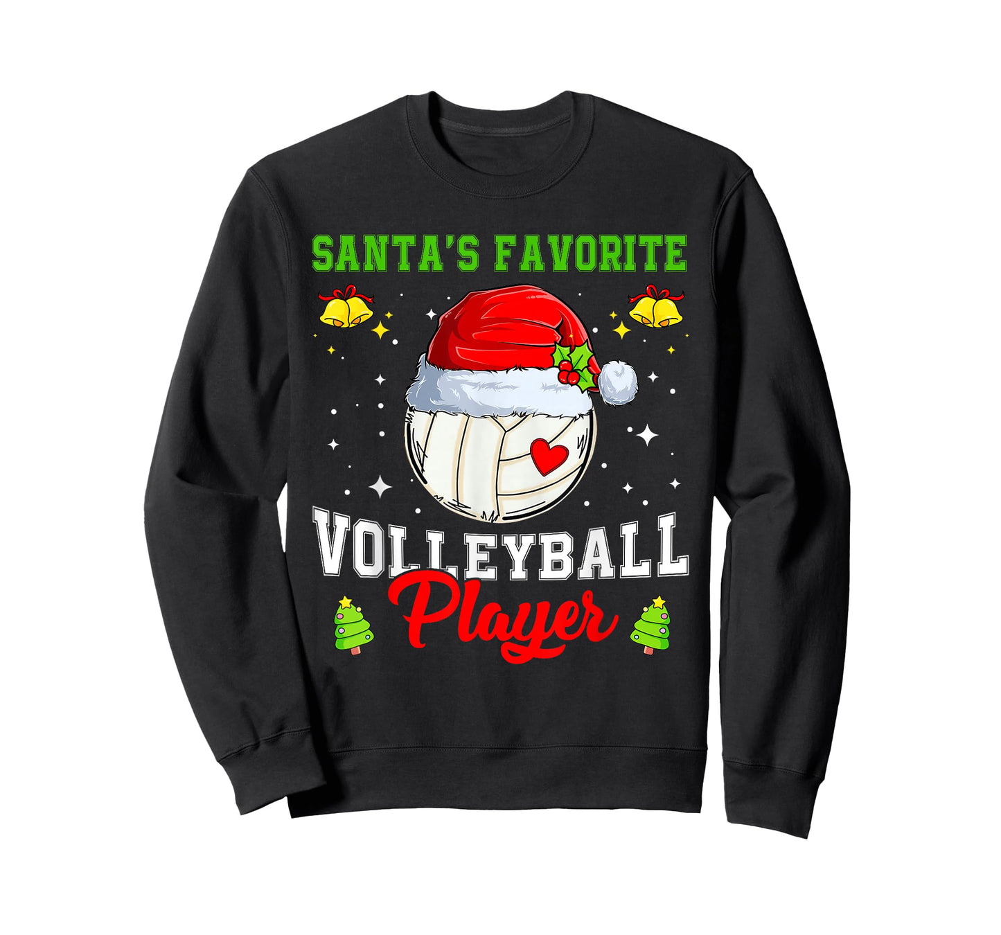 Santa's Favorite Volleyball Player Christmas Pajamas Men T-Shirt