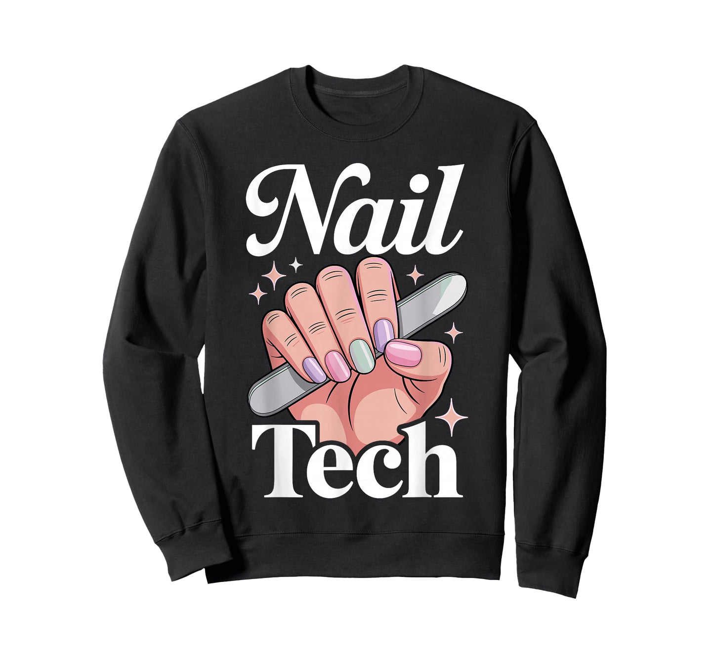 Cool Nail Tech Art for Women Girl Manicurist Nail Technician T-Shirt