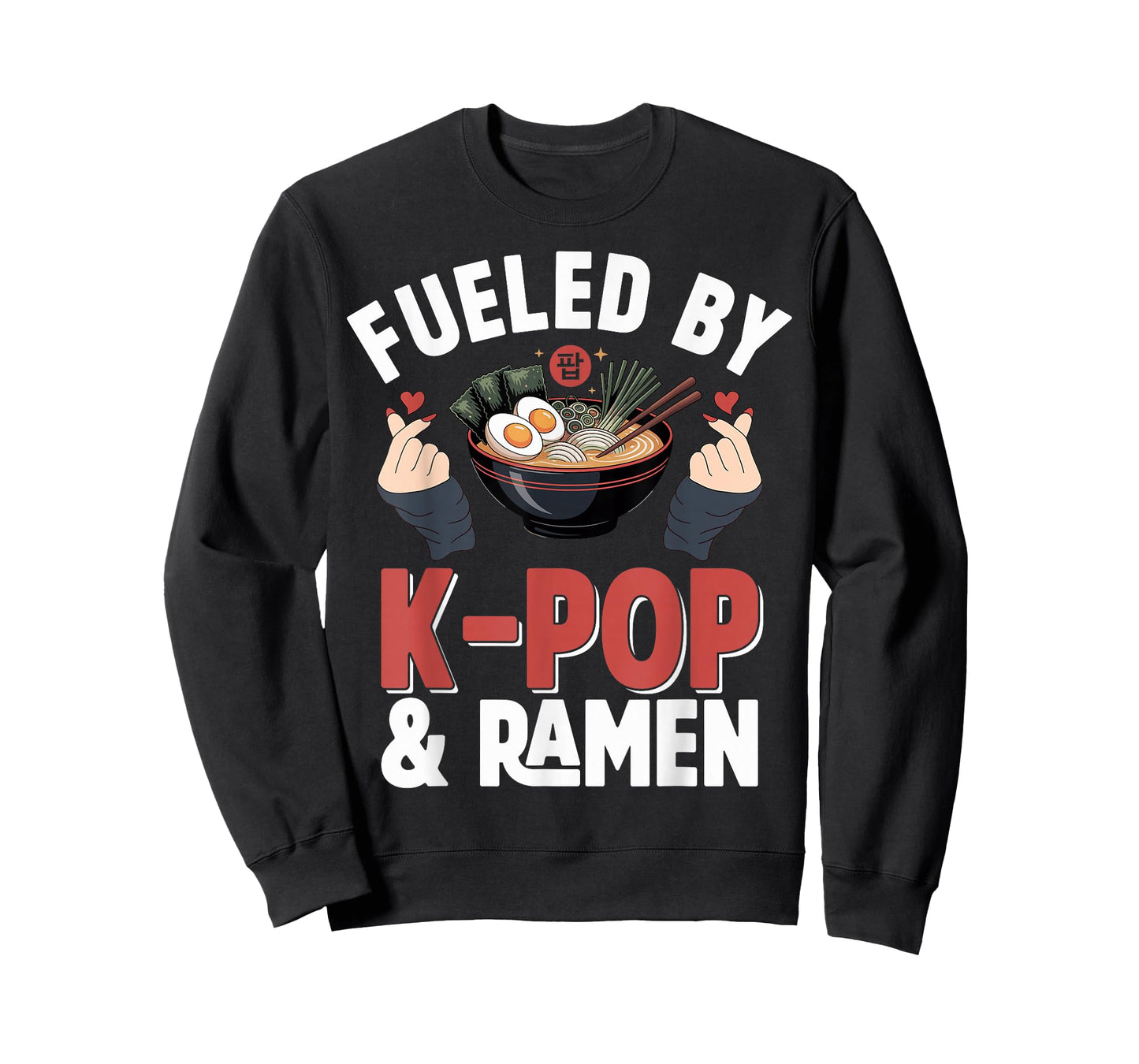 Ramen Kpop Fueled by K-Pop & Ramen K Pop T-Shirt