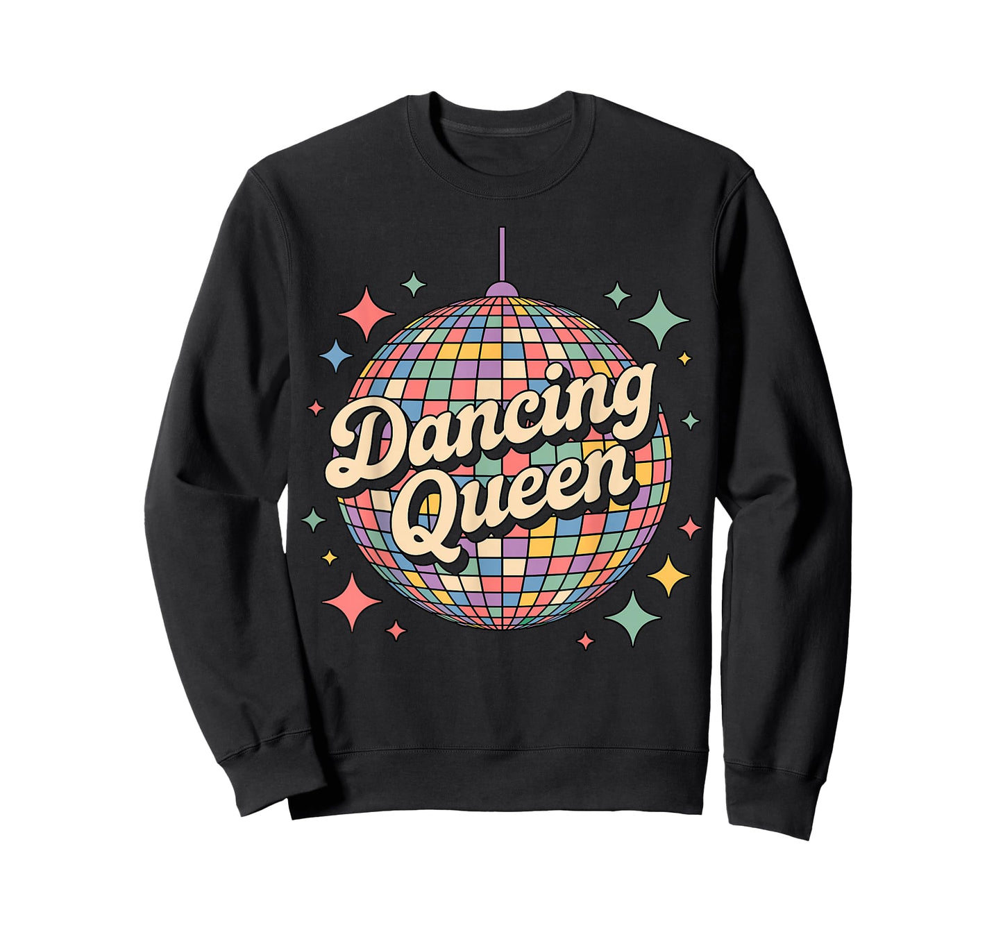 Dancing Queen Disco Ball Quote Party T-Shirt