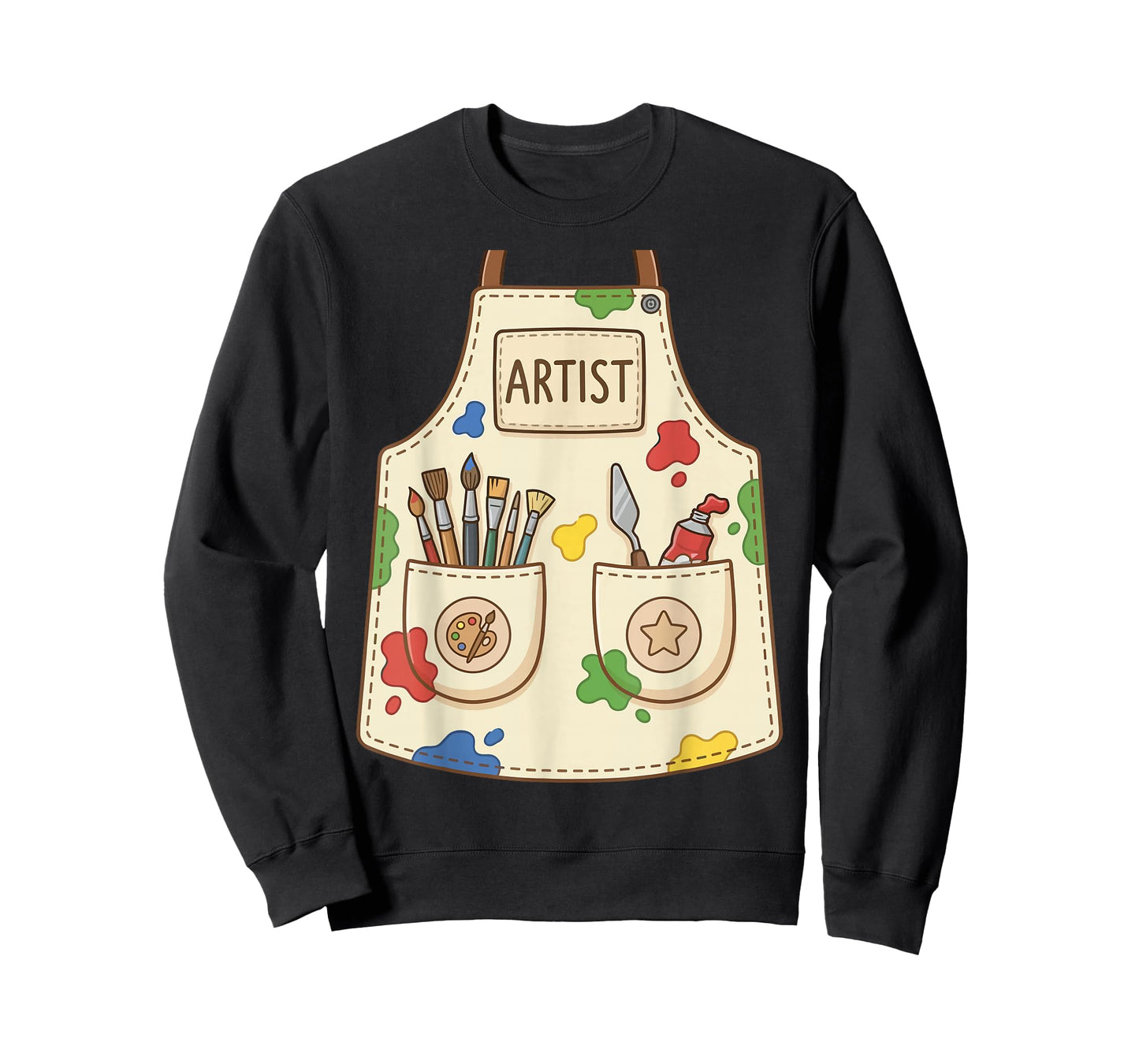 Artist Funny Cute Apron Painter Art Costume T-Shirt